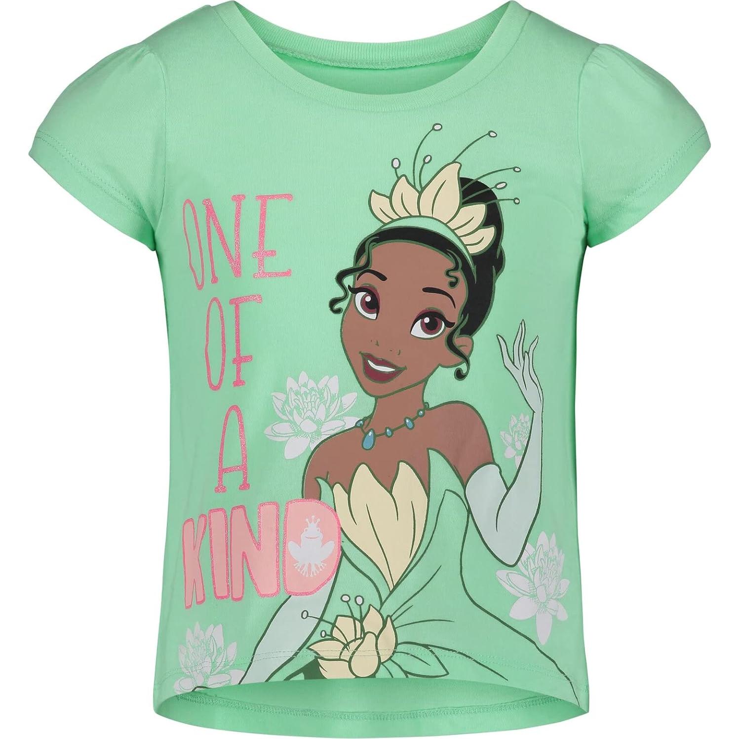 Paquete 4 camisetas Disney Princess para niñas 2T