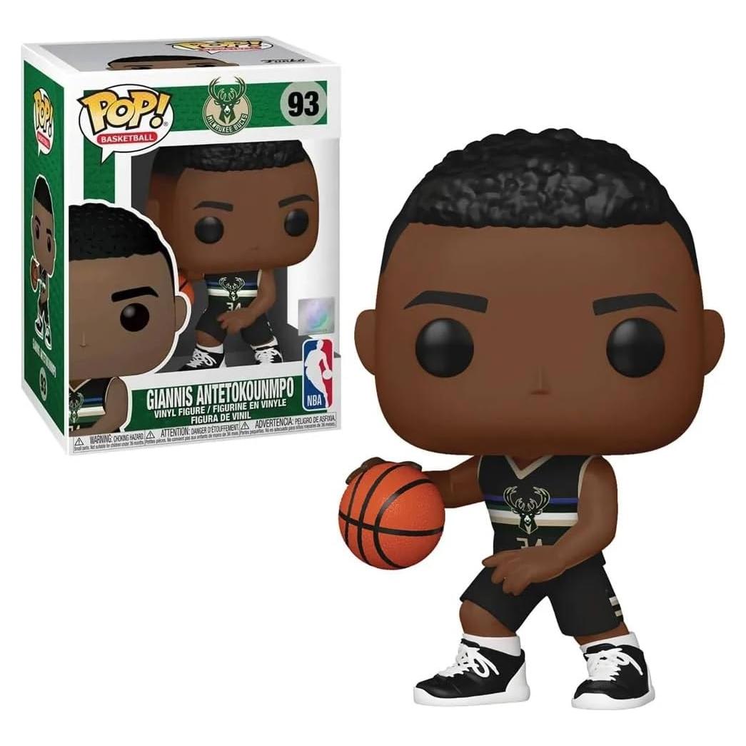 Figura Pop! NBA Milwaukee Bucks Giannis Antetokounmpo Alternativo