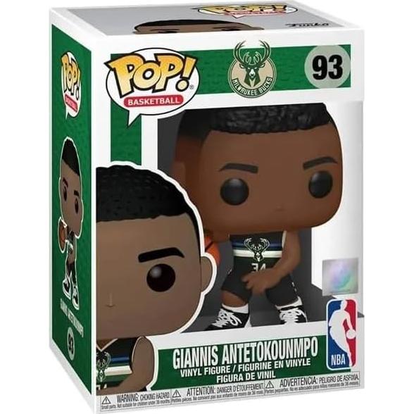 Figura Pop! NBA Milwaukee Bucks Giannis Antetokounmpo Alternativo