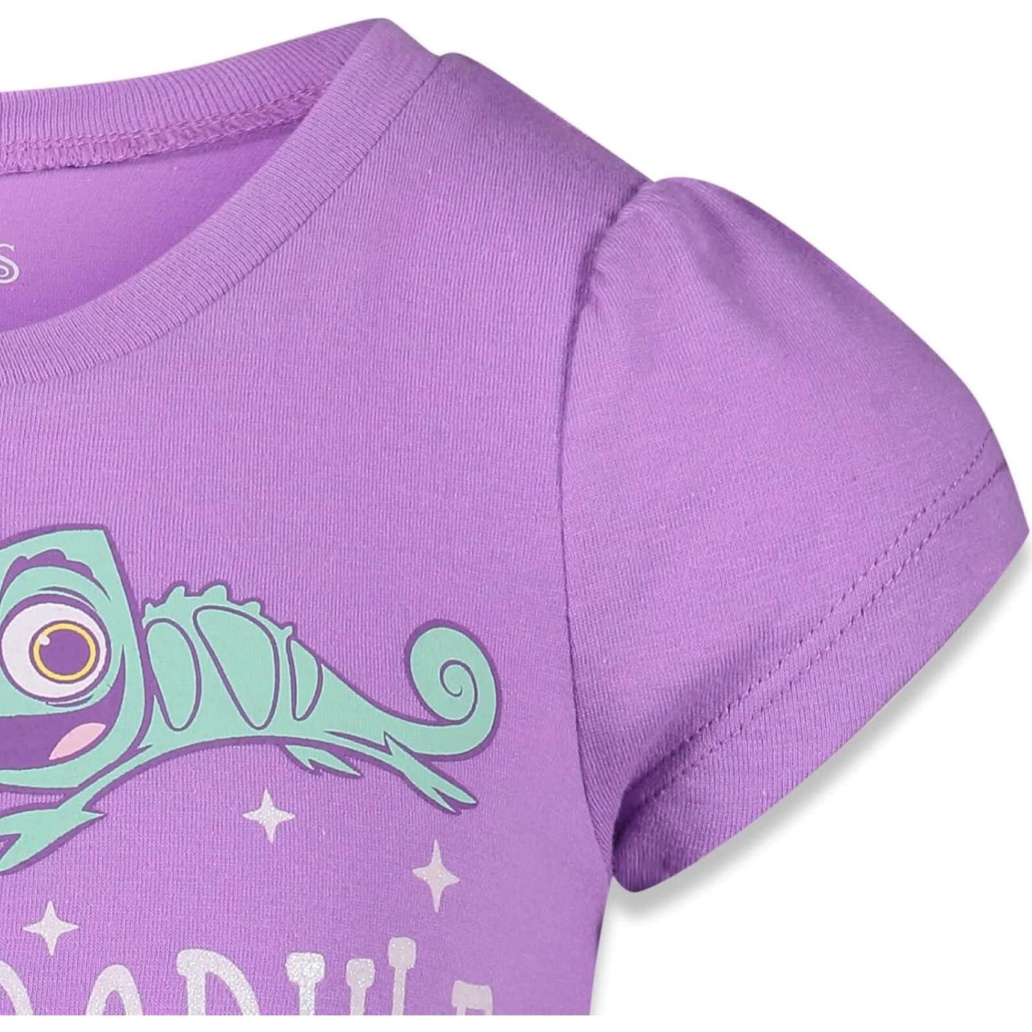 Paquete 4 camisetas Disney Princess para niñas 3T