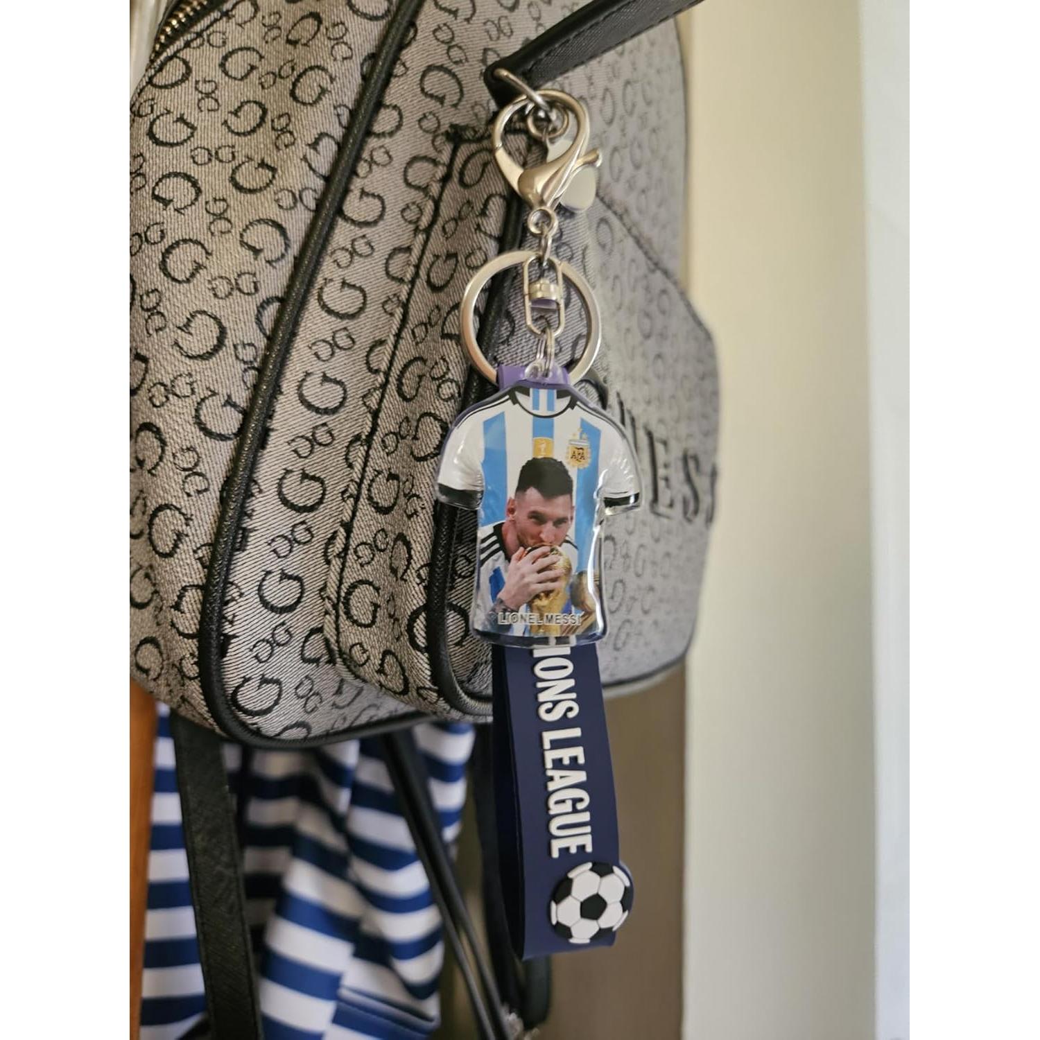 Llavero de Goma Lionel Messi - Edición Mundialista Argentina