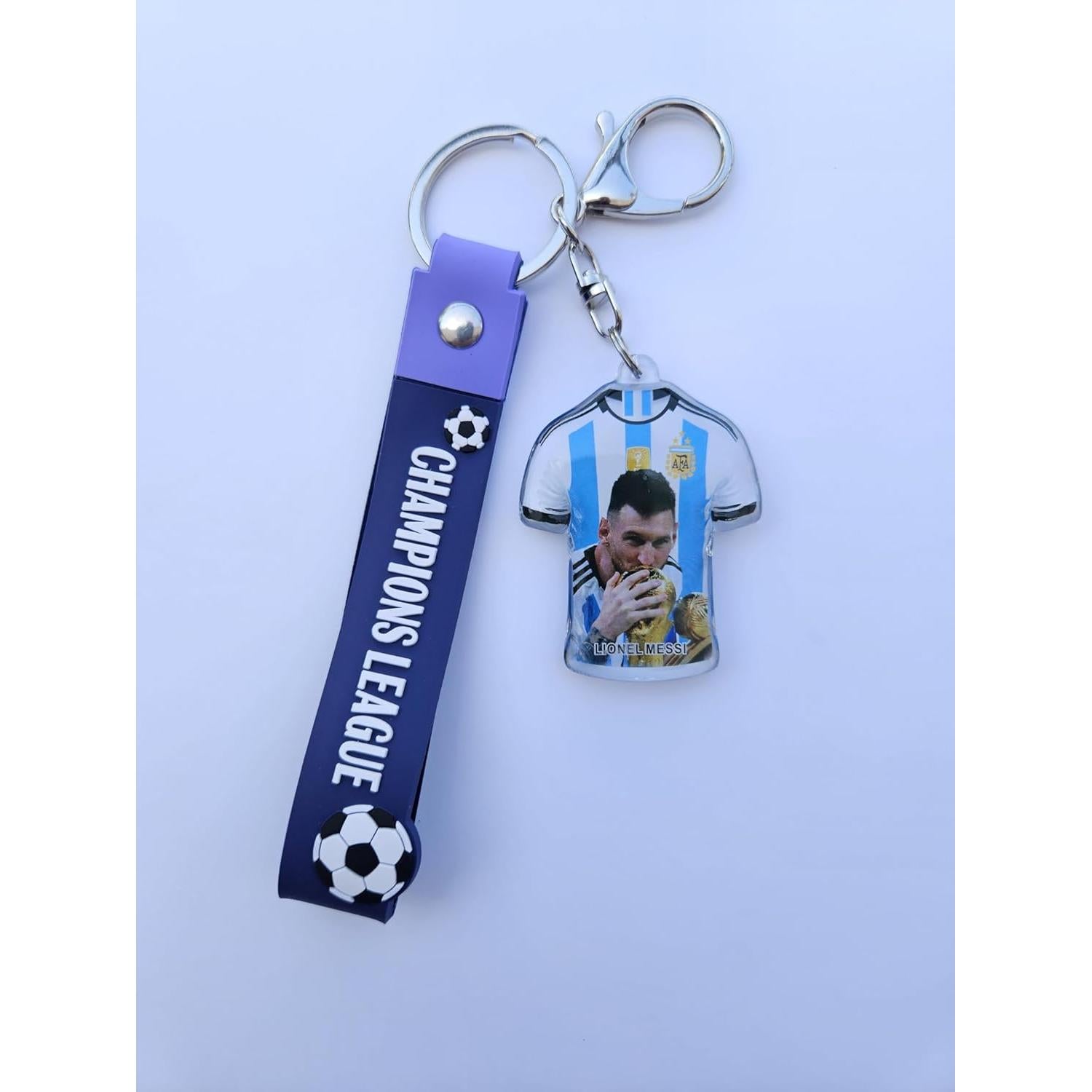 Llavero de Goma Lionel Messi - Edición Mundialista Argentina