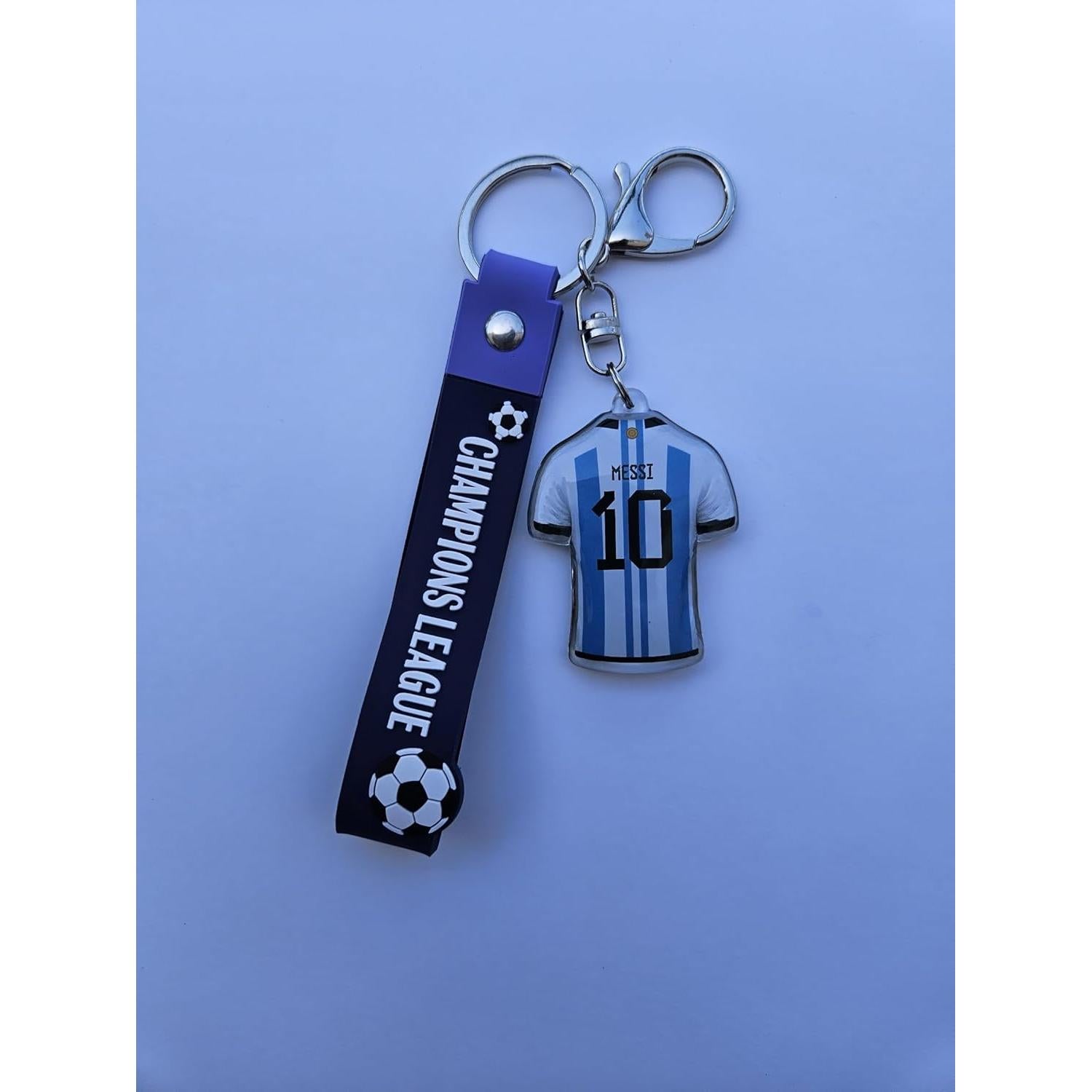 Llavero de Goma Lionel Messi - Edición Mundialista Argentina