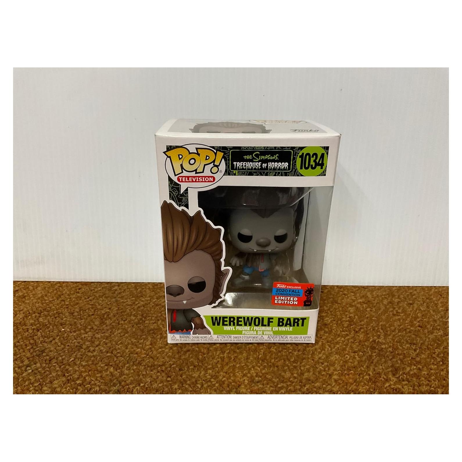 Funko POP! Bart Hombre Lobo Los Simpsons NYCC 2020 Exclusivo