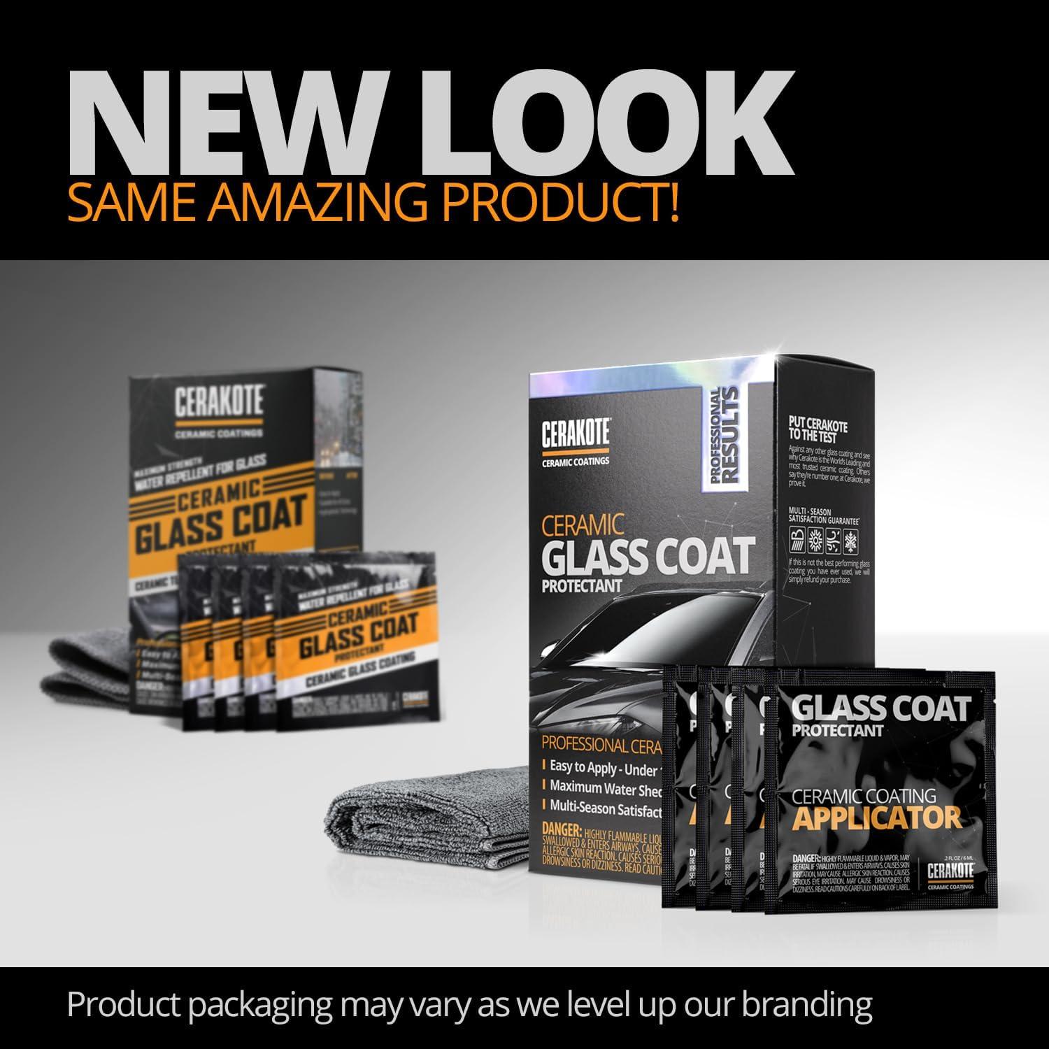 CERAKOTE Recubrimiento Cerámico para Parabrisas - Kit 4 Toallitas