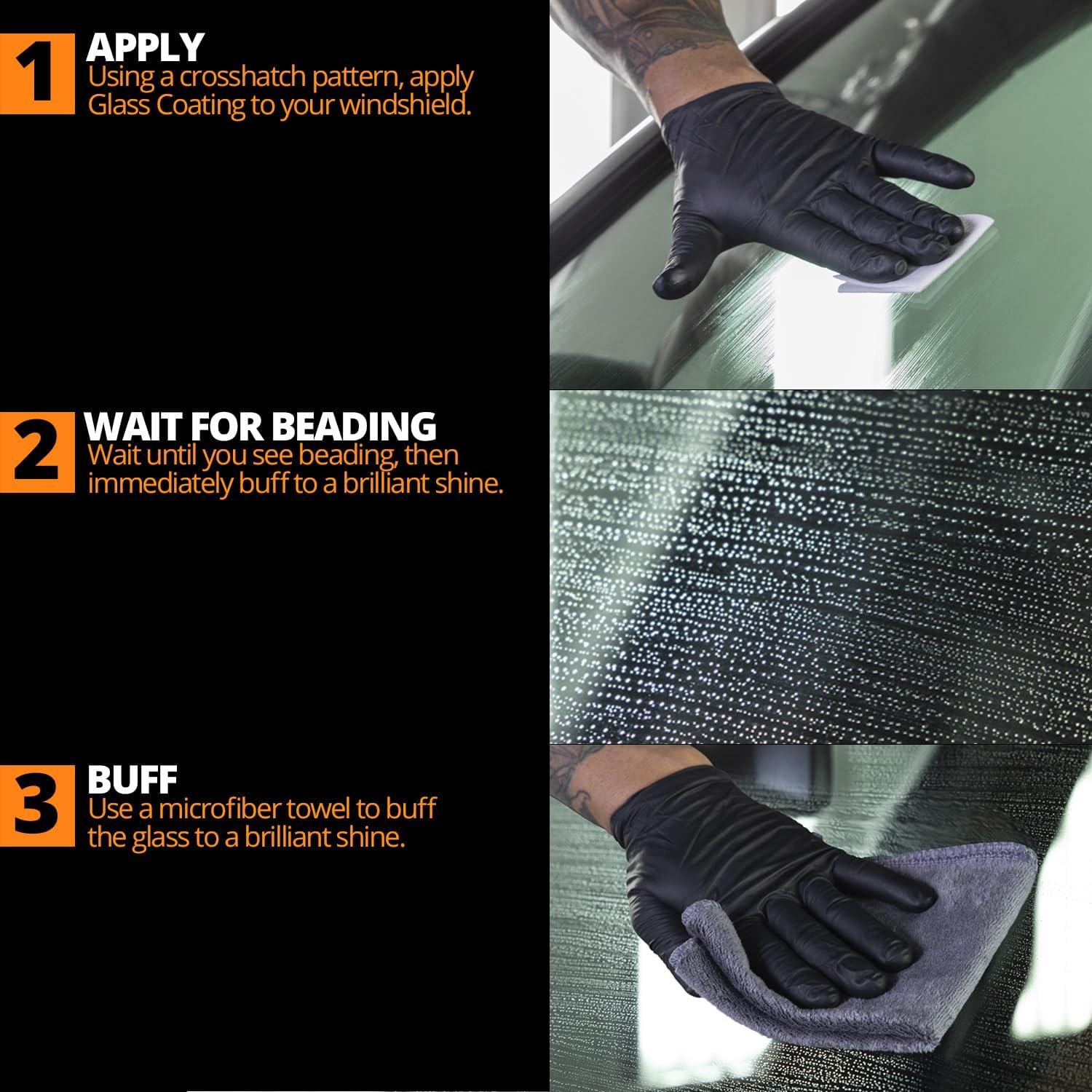 CERAKOTE Recubrimiento Cerámico para Parabrisas - Kit 4 Toallitas