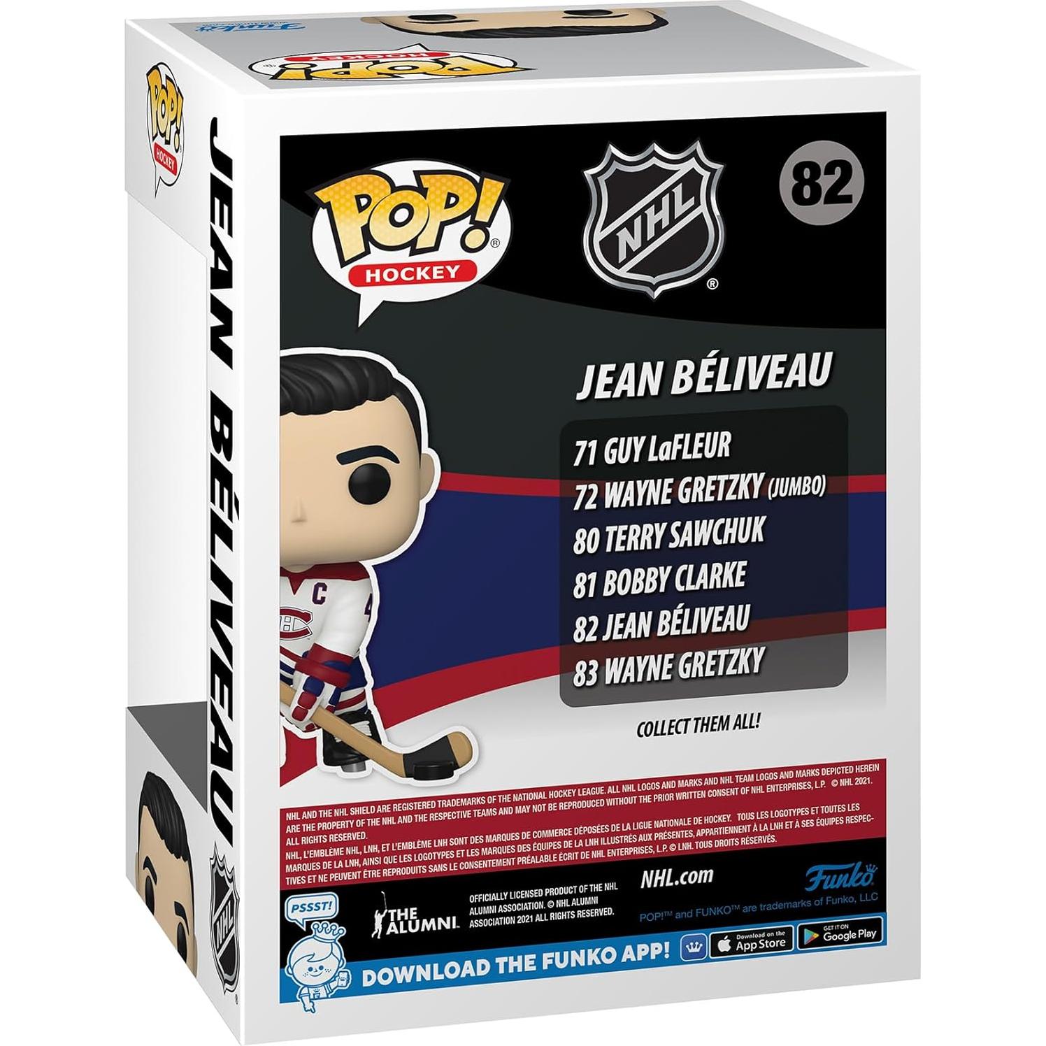 Funko POP Leyendas Jean Beliveau Canadiens 9.5 cm