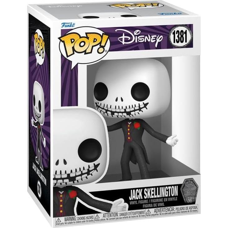 Figura de Vinilo Funko POP! Disney Jack Skellington 30 Aniversario