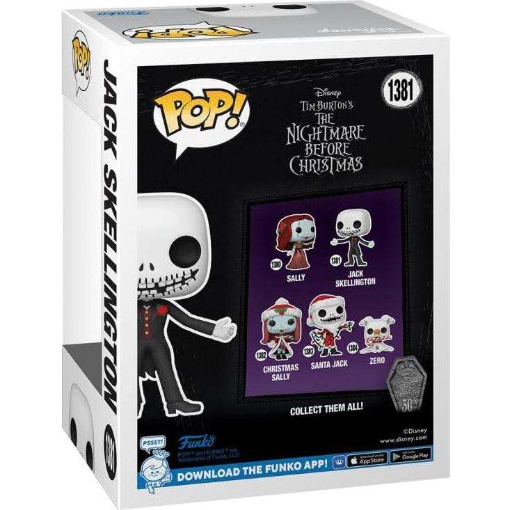 Figura de Vinilo Funko POP! Disney Jack Skellington 30 Aniversario