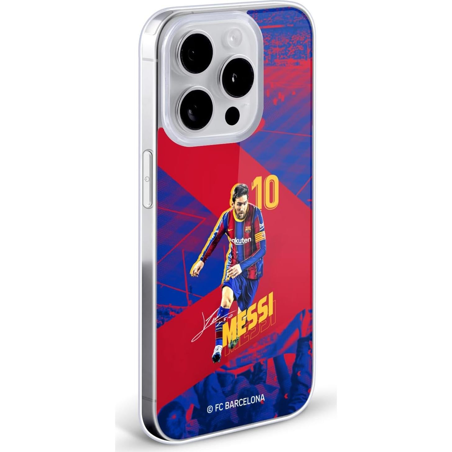 Carcasa de Gel FCB Lionel Messi para iPhone 16e - Protección Militar