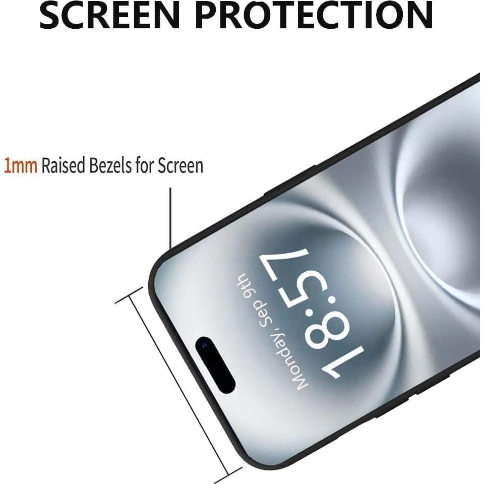 Funda Bumper ZERMU para iPhone 16 Pro Max - Protección Completa