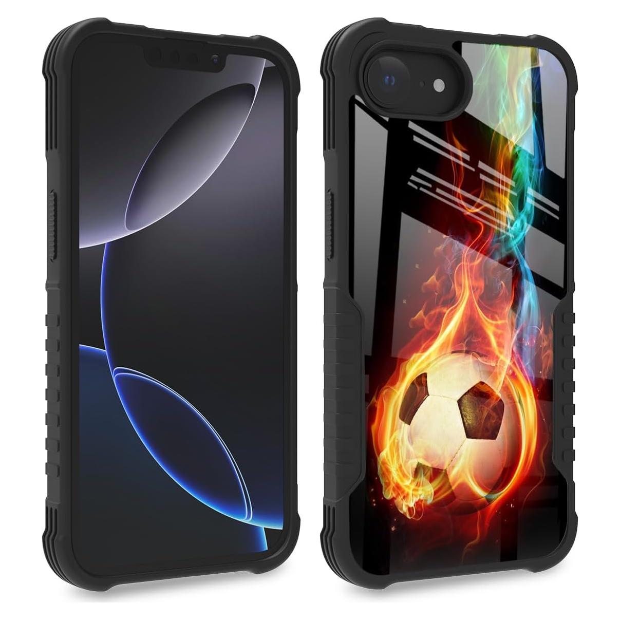 Funda Protectora iPhone 16e GUWJSO Gato Girasol Anti-Golpes