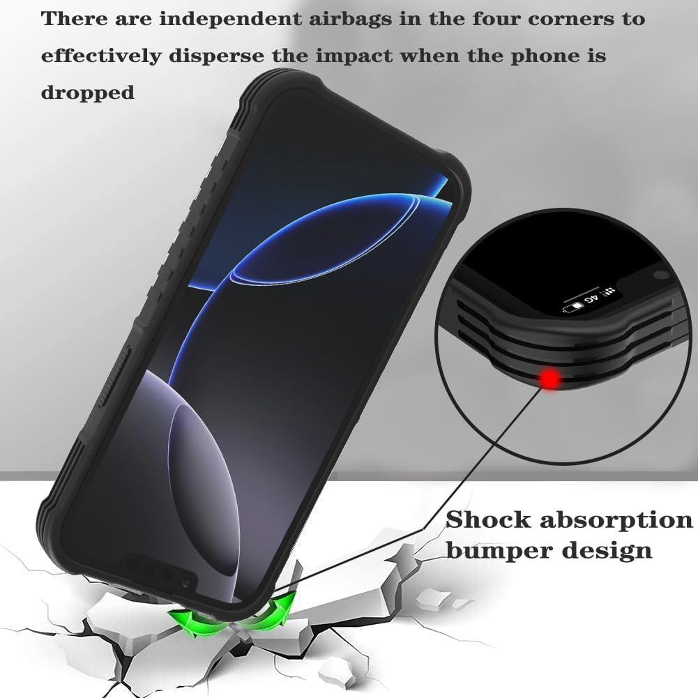 Funda Protectora iPhone 16e GUWJSO Gato Girasol Anti-Golpes