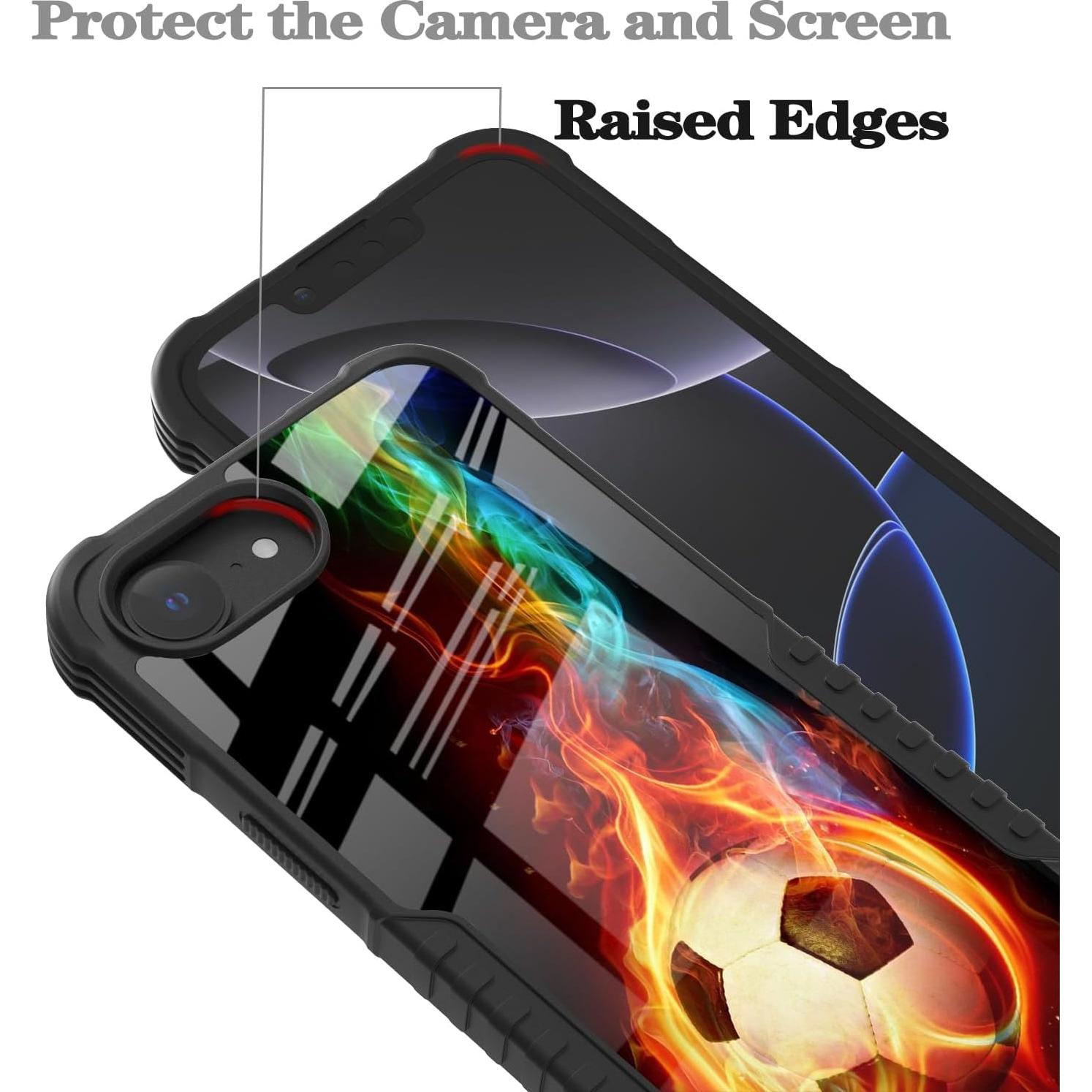 Funda Protectora iPhone 16e GUWJSO Gato Girasol Anti-Golpes