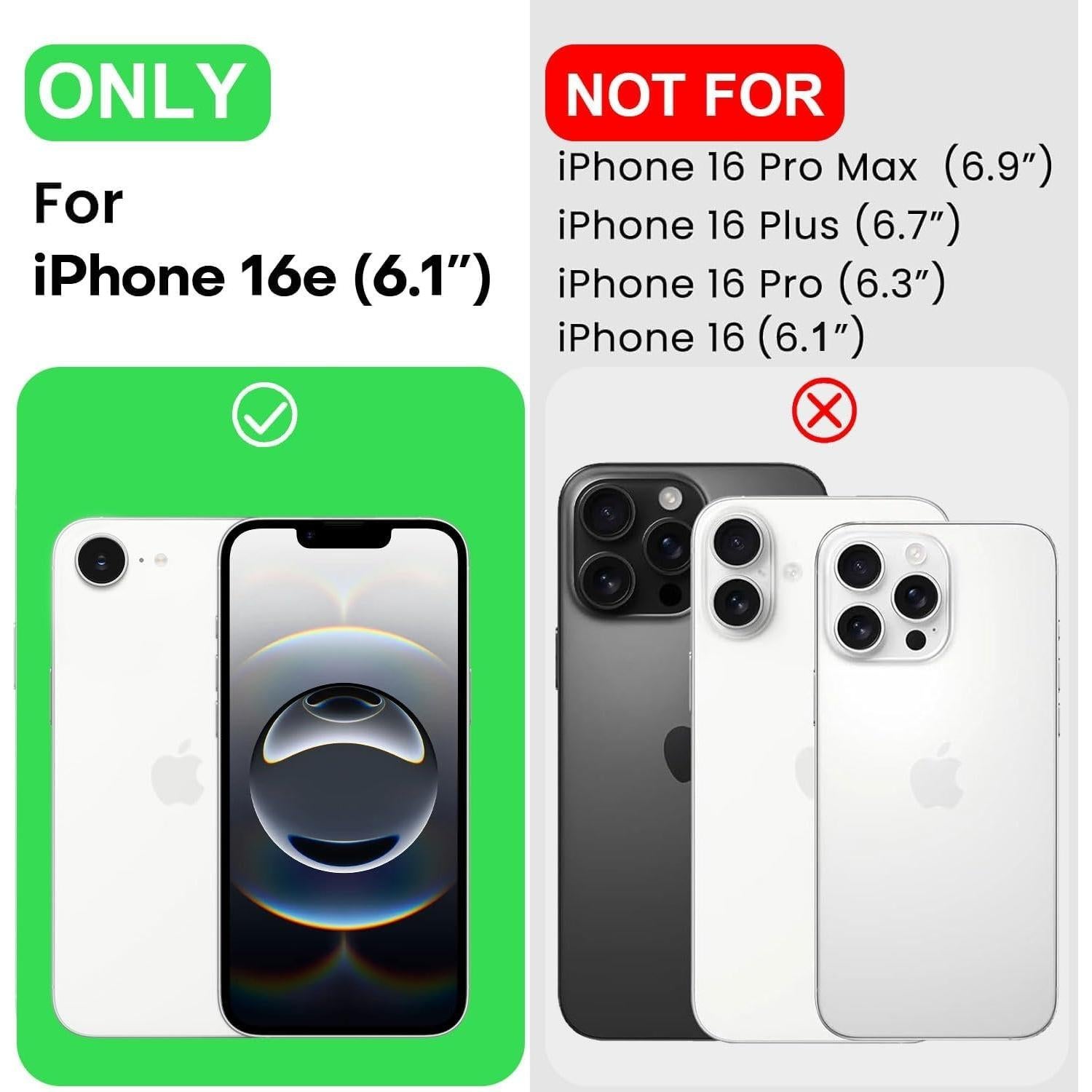 Funda Protectora iPhone 16e GUWJSO Gato Girasol Anti-Golpes