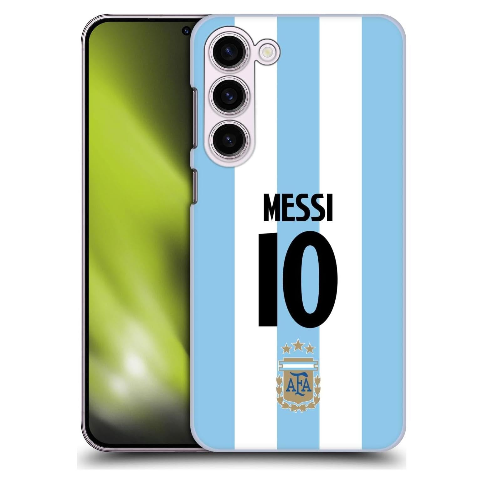 Funda Dura Licenciada Argentina Fútbol Lionel Messi Samsung S23+
