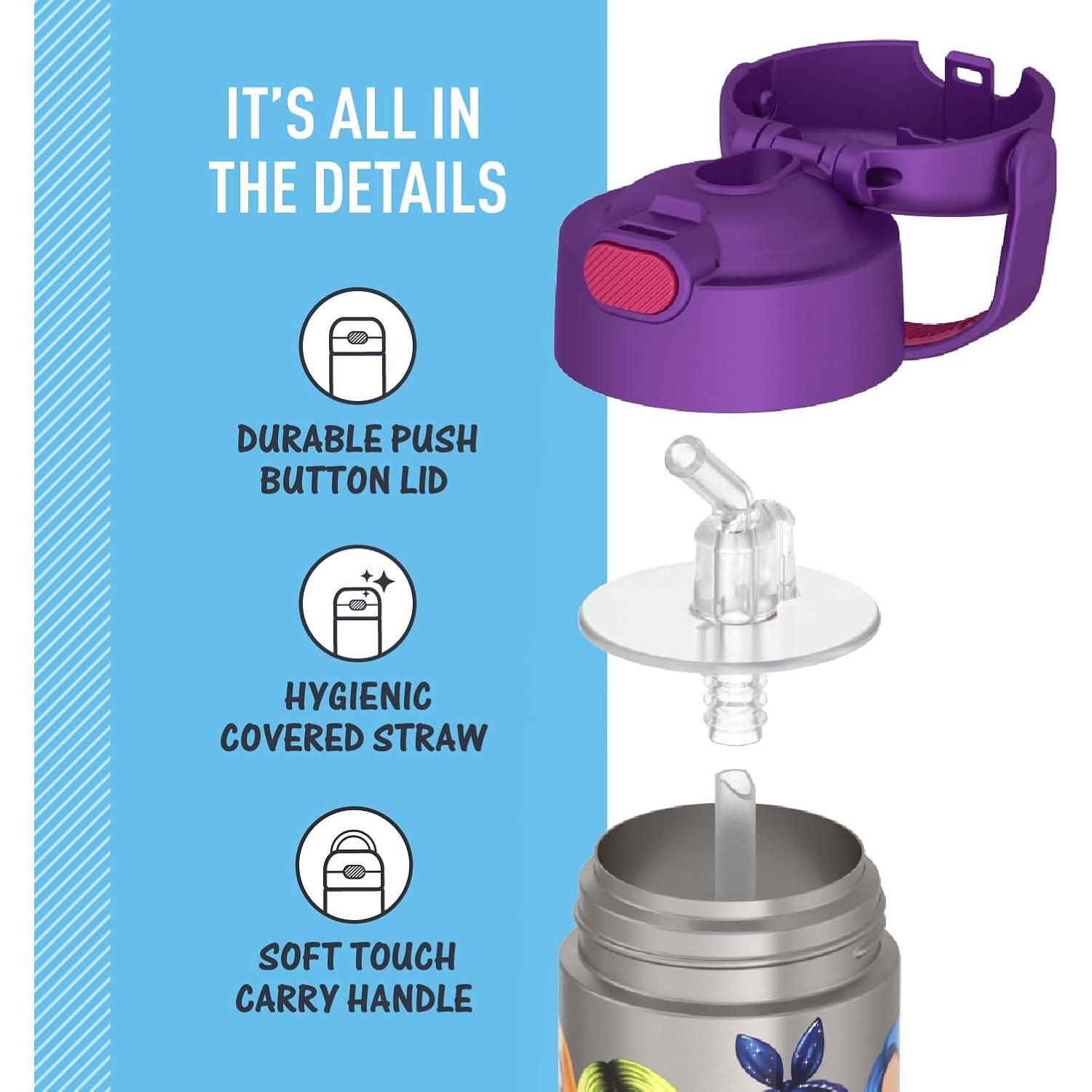 Botella de Acero Inoxidable THERMOS FUNTAINER 354ml Rainbow High