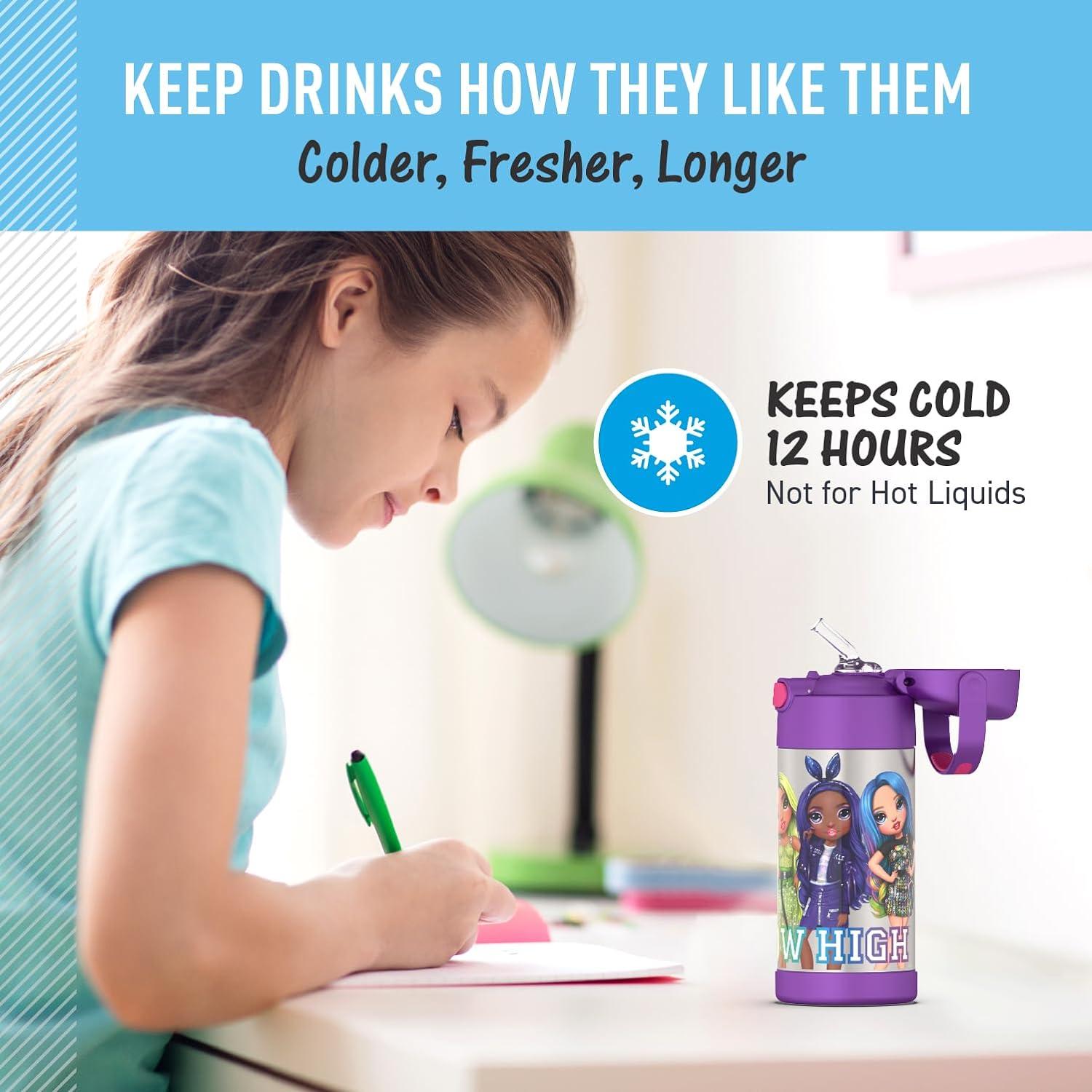 Botella de Acero Inoxidable THERMOS FUNTAINER 354ml Rainbow High