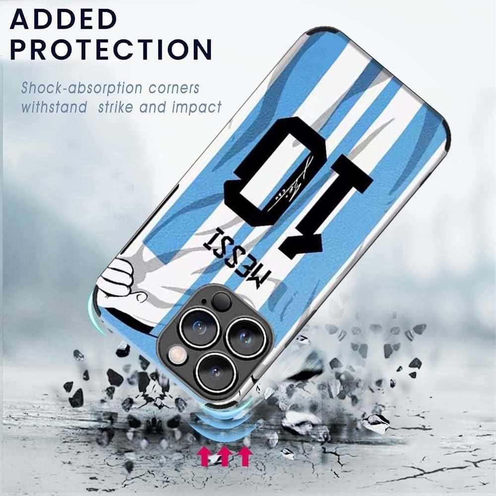 Funda Bumper ZERMU para iPhone 15 Pro 6.1" Jersey Messi
