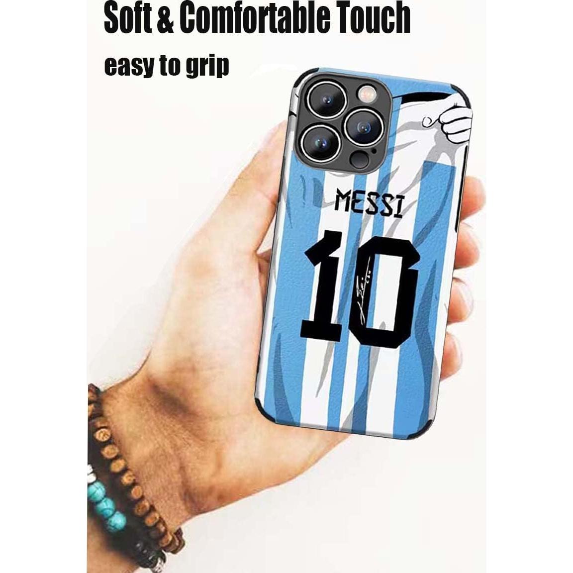 Funda Bumper ZERMU para iPhone 15 Pro 6.1" Jersey Messi