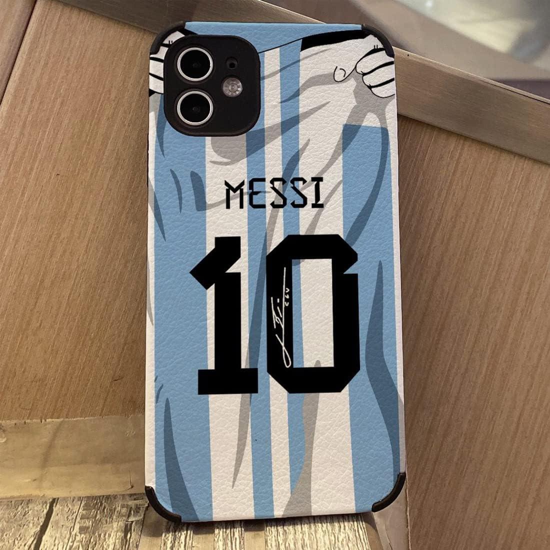 Funda Bumper ZERMU para iPhone 15 Pro 6.1" Jersey Messi