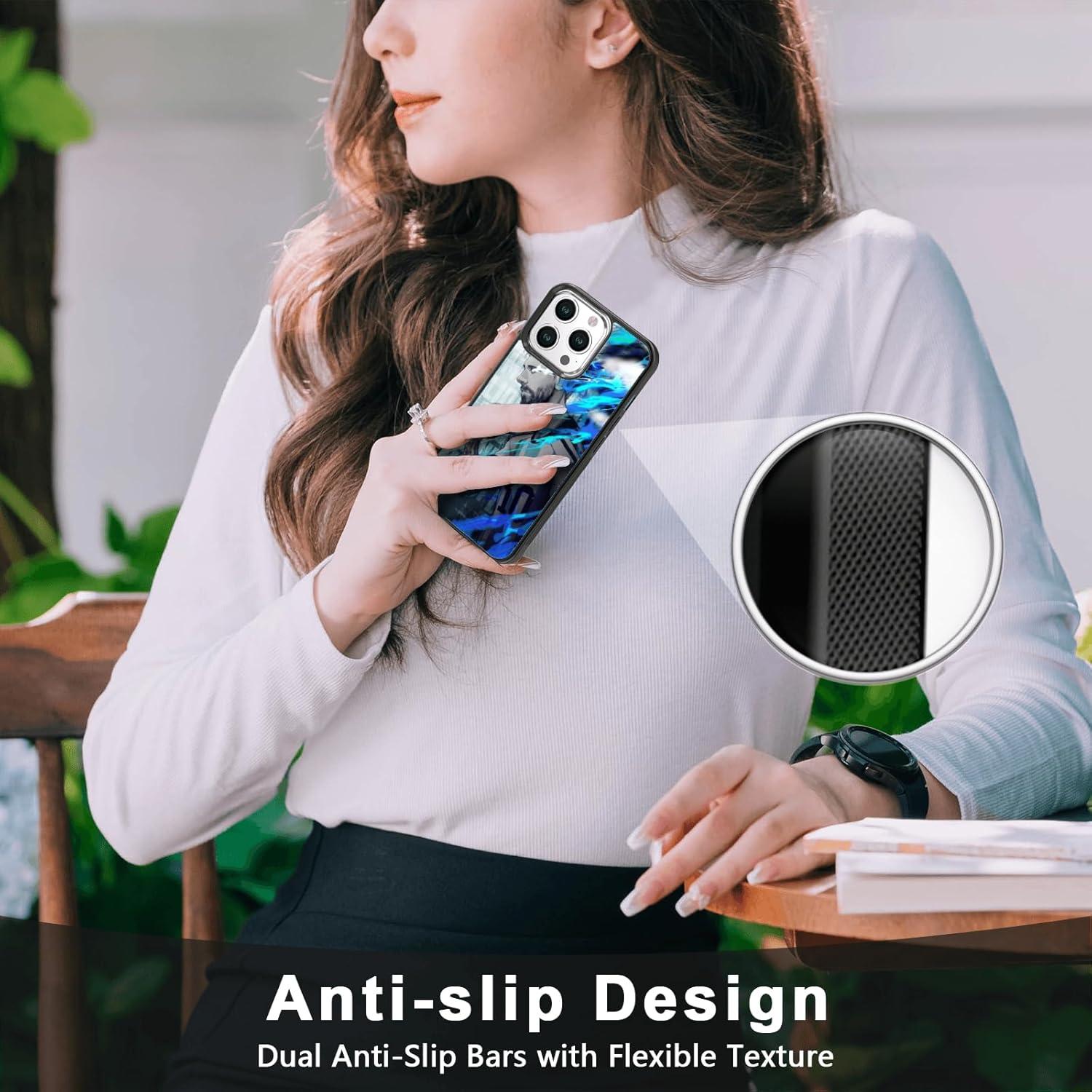 Funda de teléfono iPhone 15 Pro Onemiliayears Messi Antideslizante