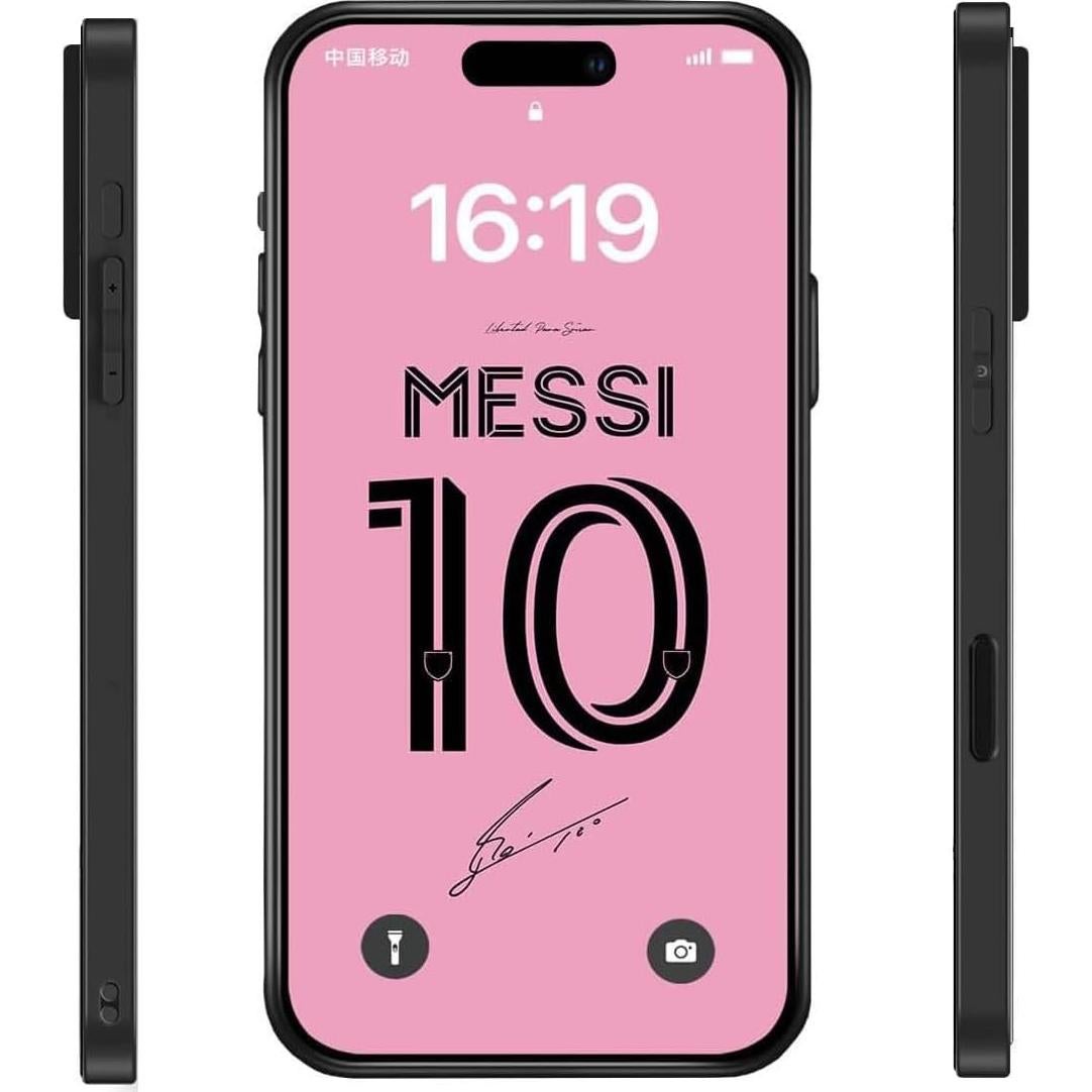 Funda ZERMU para iPhone 16 Pro Max 6.9" Fútbol #10 Protección Completa