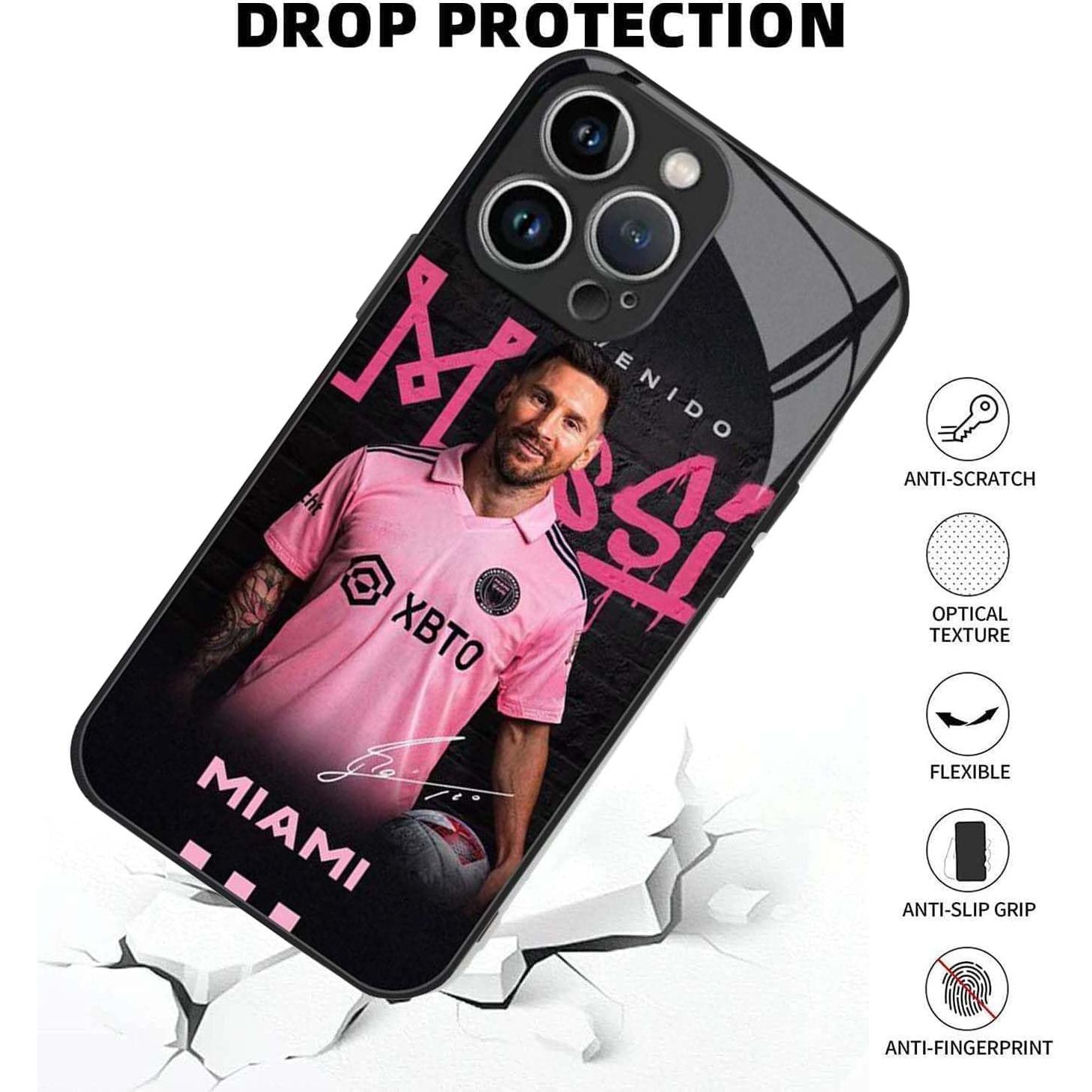 Funda ZERMU para iPhone 16 Pro Max 6.9" Fútbol #10 Protección Completa