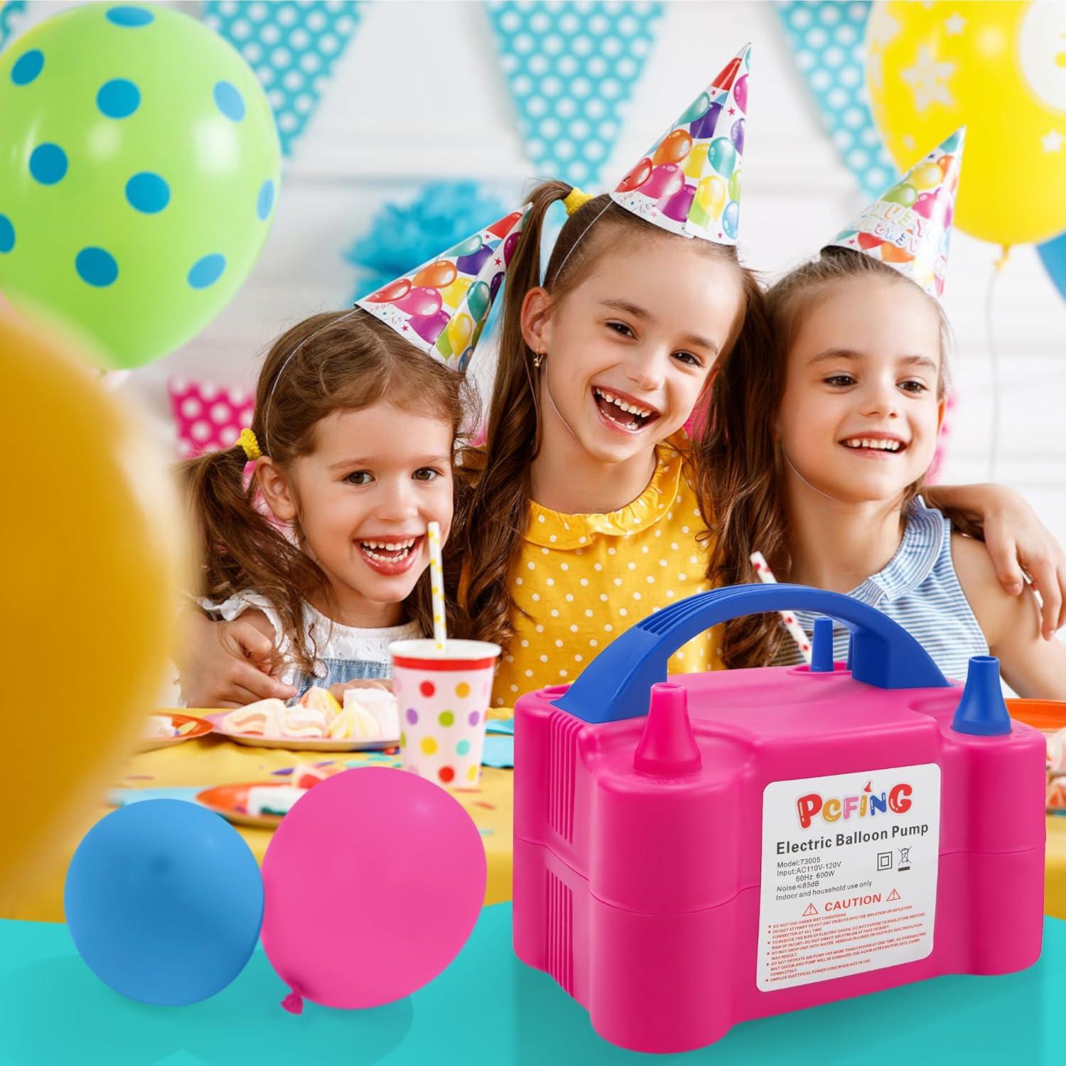 Bomba Eléctrica de Globos PCFING, Inflador Portátil 750L/min