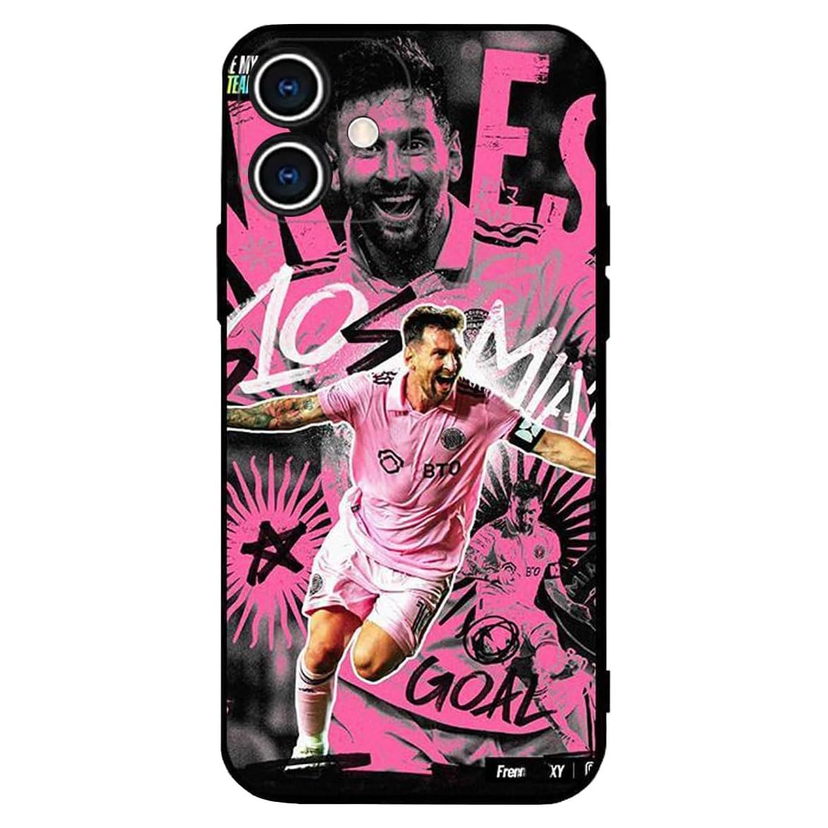 Funda Bumper ZERMU para iPhone 12 Mini Messi #10 Silicona
