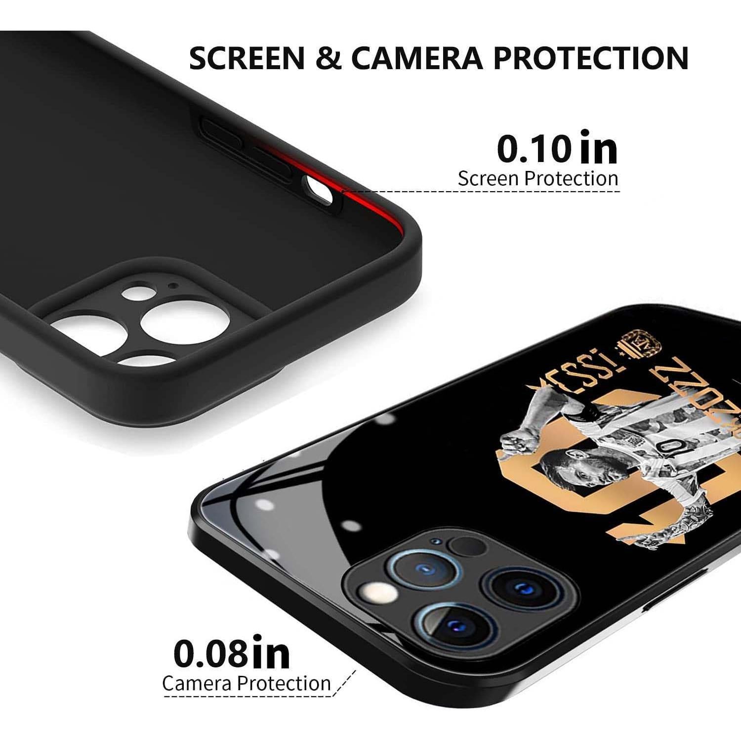 Funda Bumper ZERMU para iPhone 16 Pro Max Messi #10