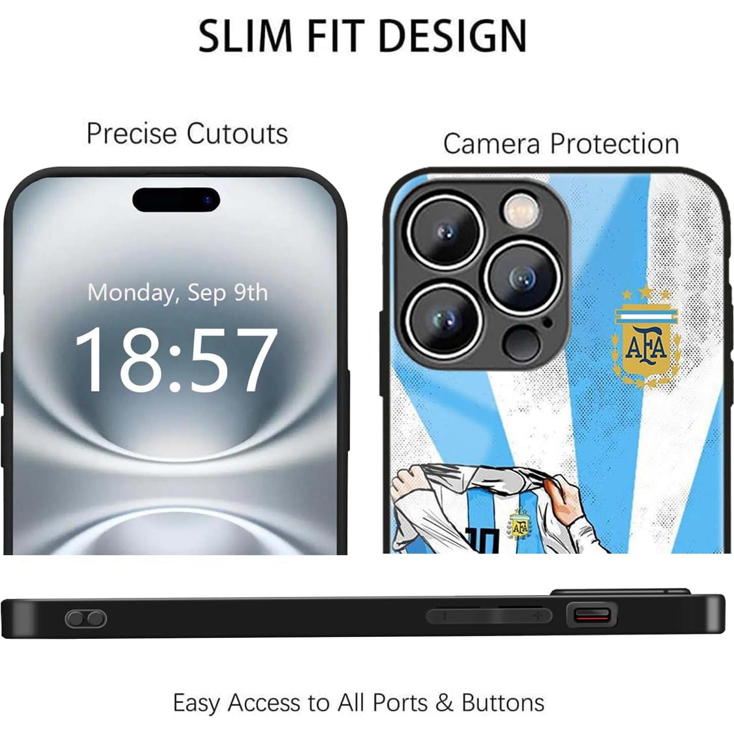 Funda Bumper ZERMU para iPhone 16 Pro 6.3" Cristal TPU