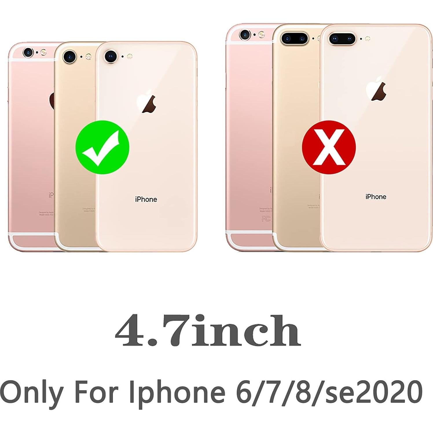 Funda Protectora para iPhone SE 2020/2022/7/8 GUWJSO - Diseño Fútbol