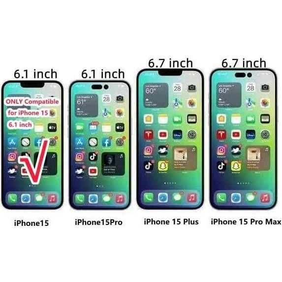 Funda Blingy's para iPhone 15 6.1" Diseño Fútbol Transparente