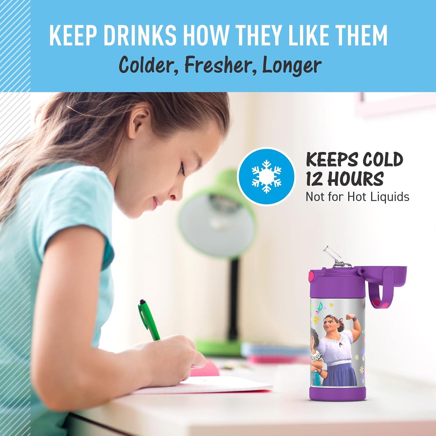 Botella de Agua THERMOS FUNtainer 354 ml con Pajilla - Encanto