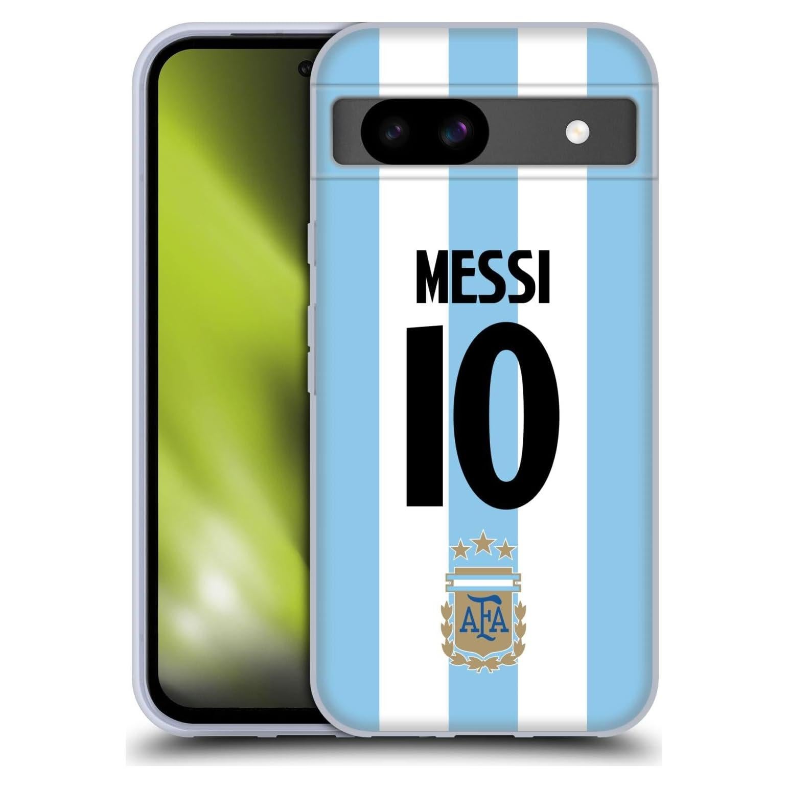 Funda de Gel Suave Head Case Argentina Lionel Messi Google Pixel 8a