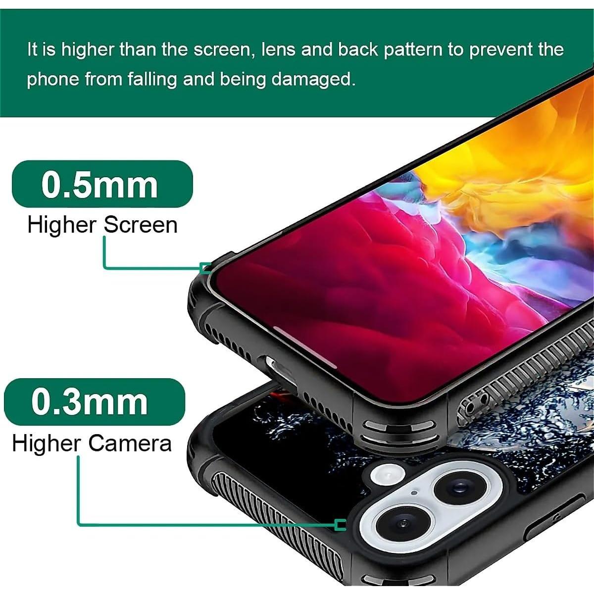 Funda Dura Antigolpes CARLOCA para iPhone 16 - Diseño Fútbol