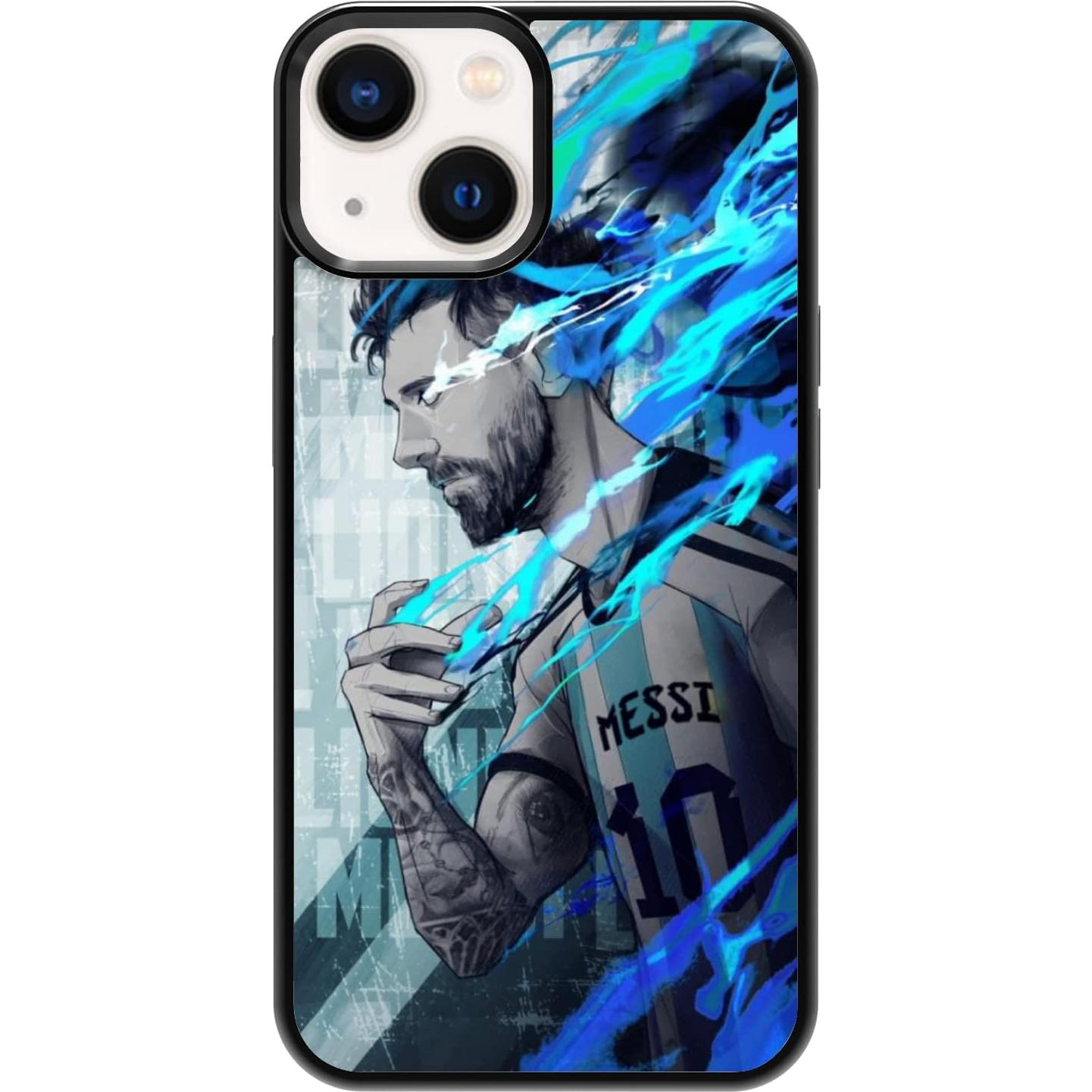 Funda de teléfono iPhone 13 Messi, antideslizante y protectora