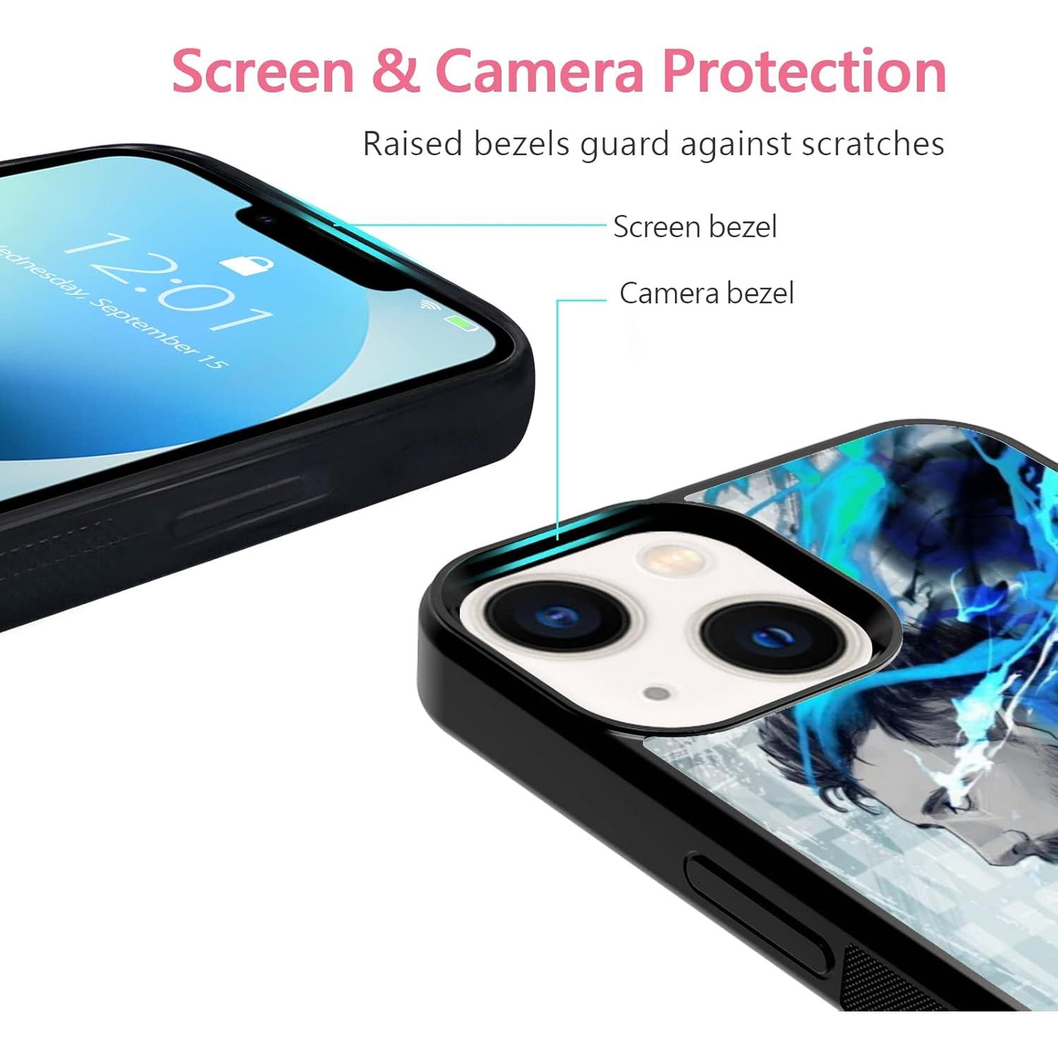 Funda de teléfono iPhone 13 Messi, antideslizante y protectora