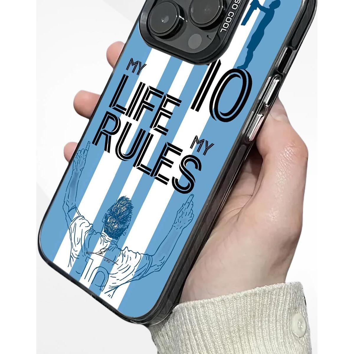 Funda de Fútbol Argentina YEVAPOP para iPhone 15, Diseño Único