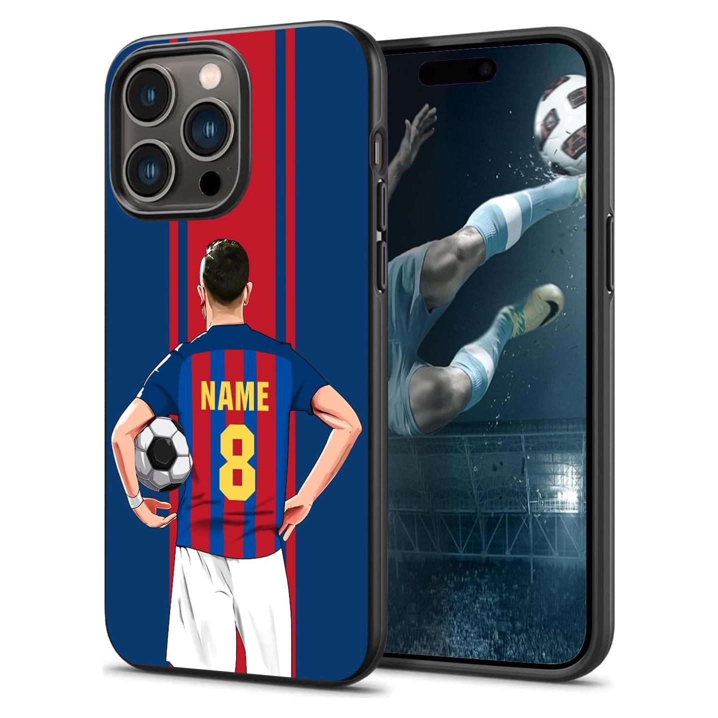 Funda de teléfono personalizada Barcelona para iPhone y Galaxy
