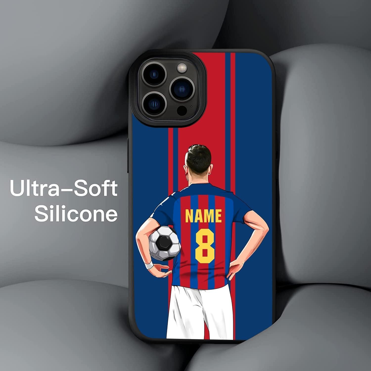 Funda de teléfono personalizada Barcelona para iPhone y Galaxy