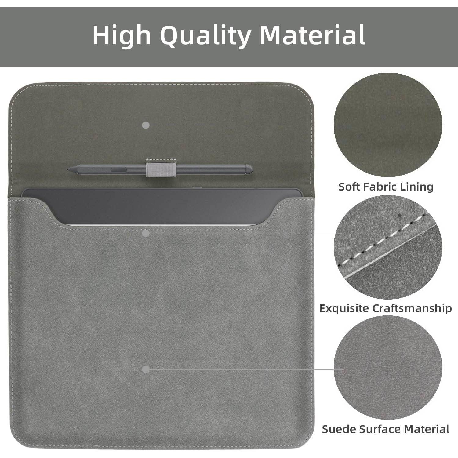 Funda WALNEW para Kindle Scribe 10.2" Gris con Soporte