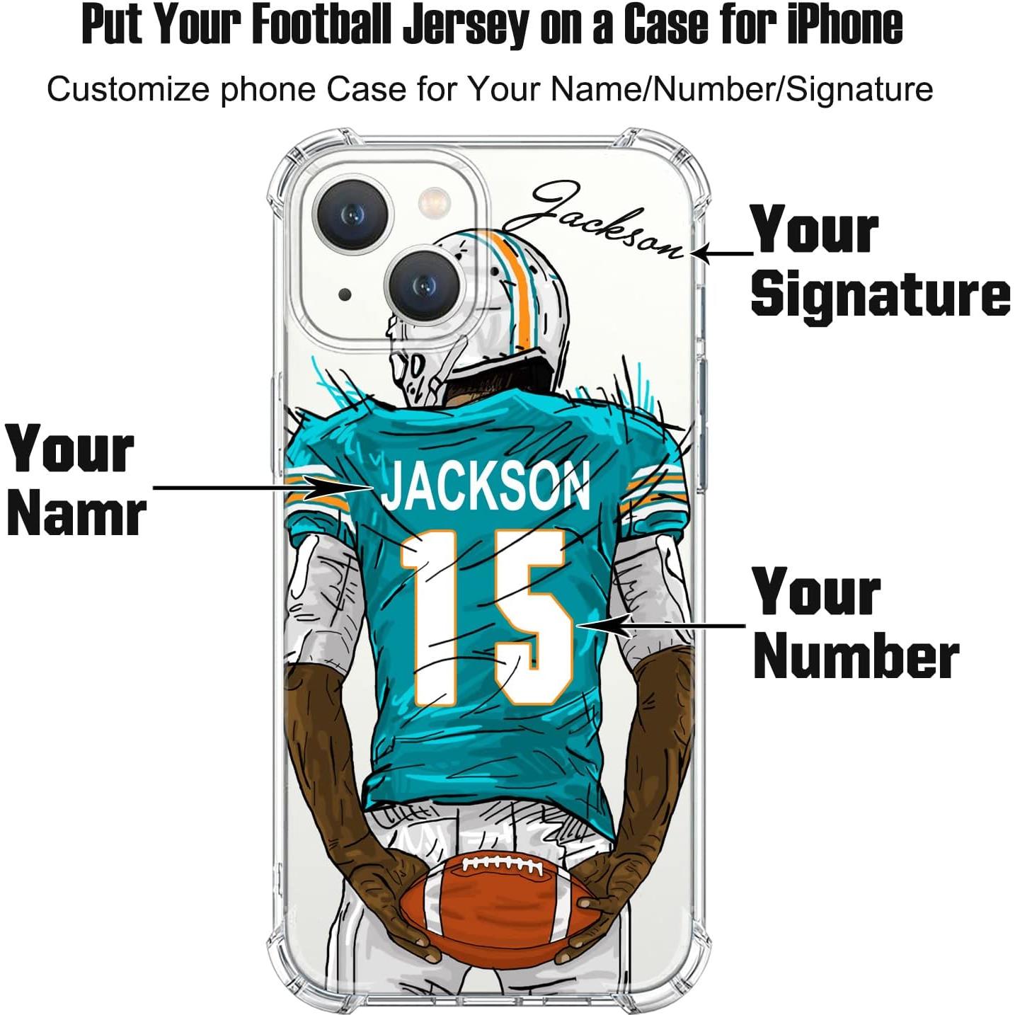 Funda de Fútbol Personalizada VNGDA para iPhone 16/15/14/13/12/11