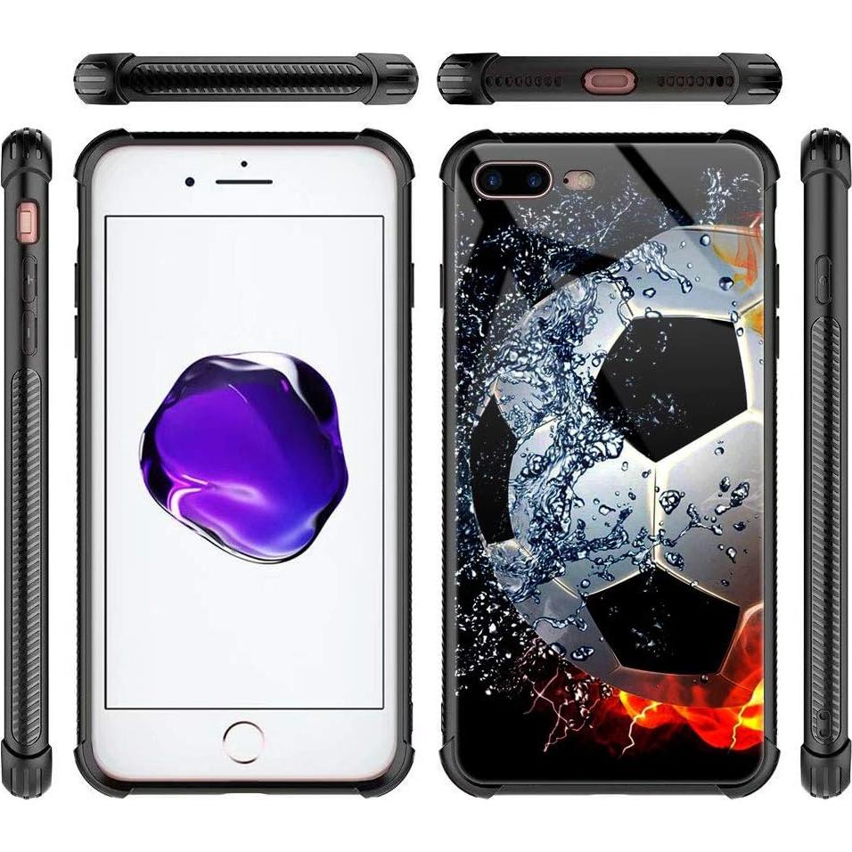 Funda Antichoque CARLOCA para iPhone 7/8/SE2 - Sizzling Soccer Mate