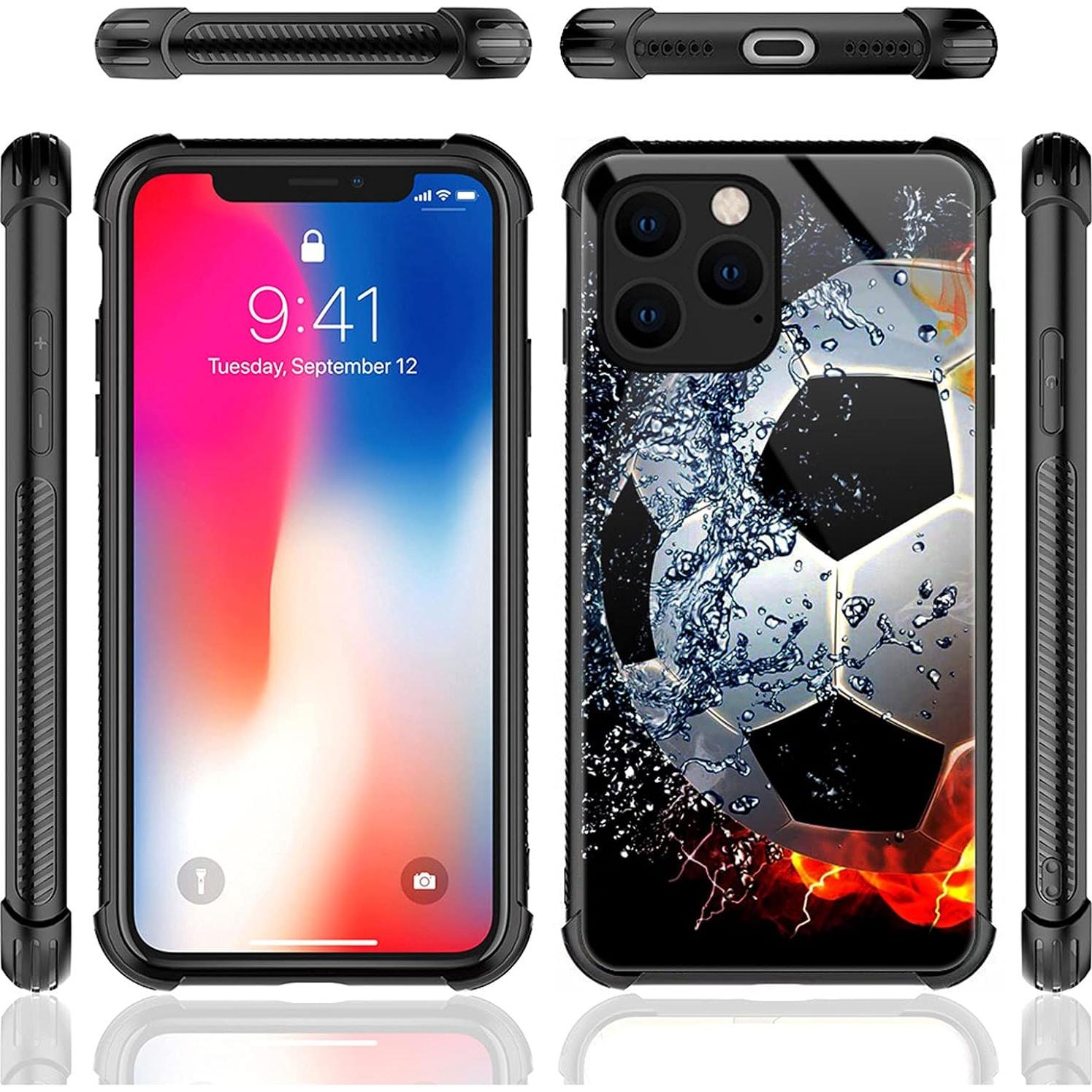 Funda Antigolpes para iPhone 13 CARLOCA Sizzling Soccer Mate