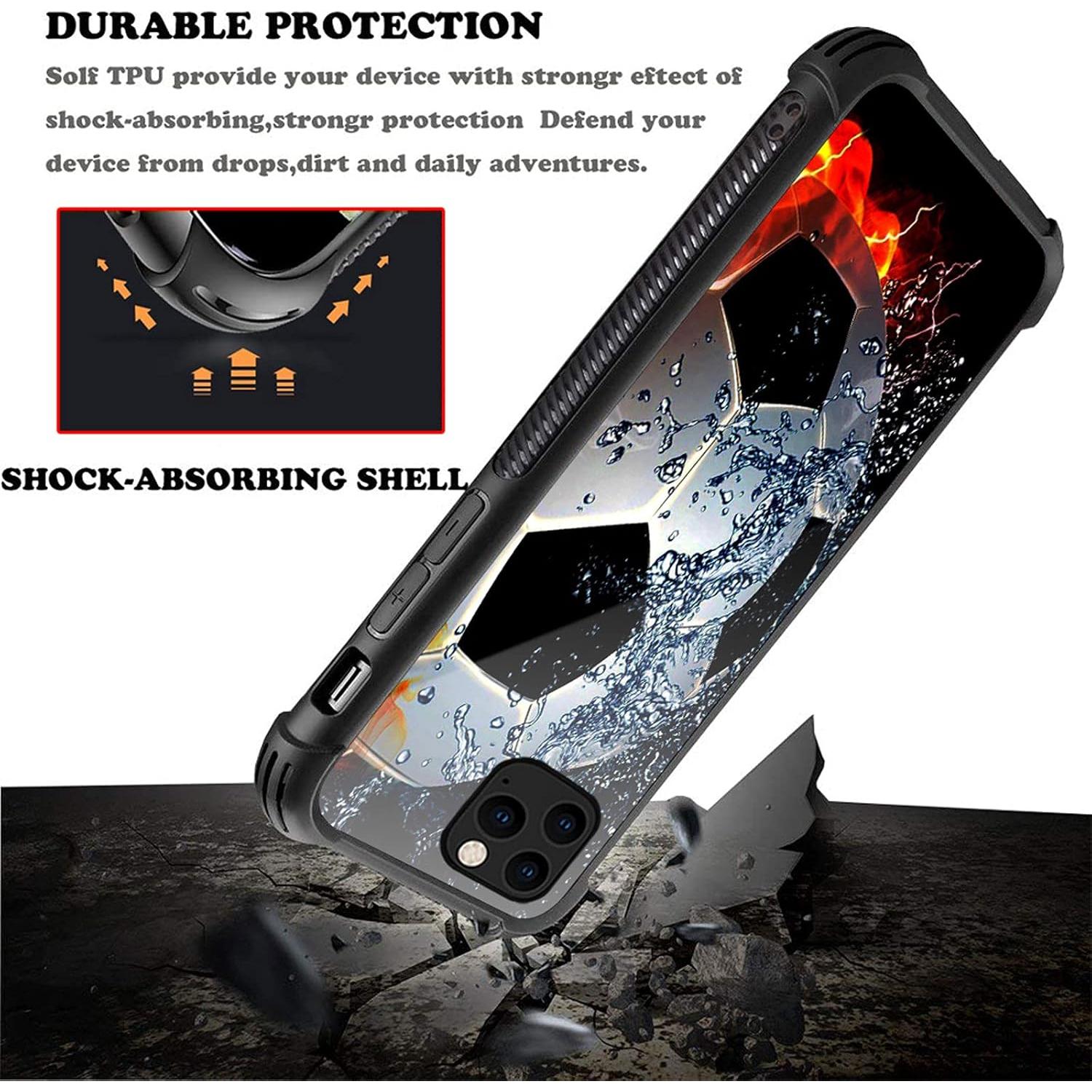 Funda Antigolpes para iPhone 13 CARLOCA Sizzling Soccer Mate