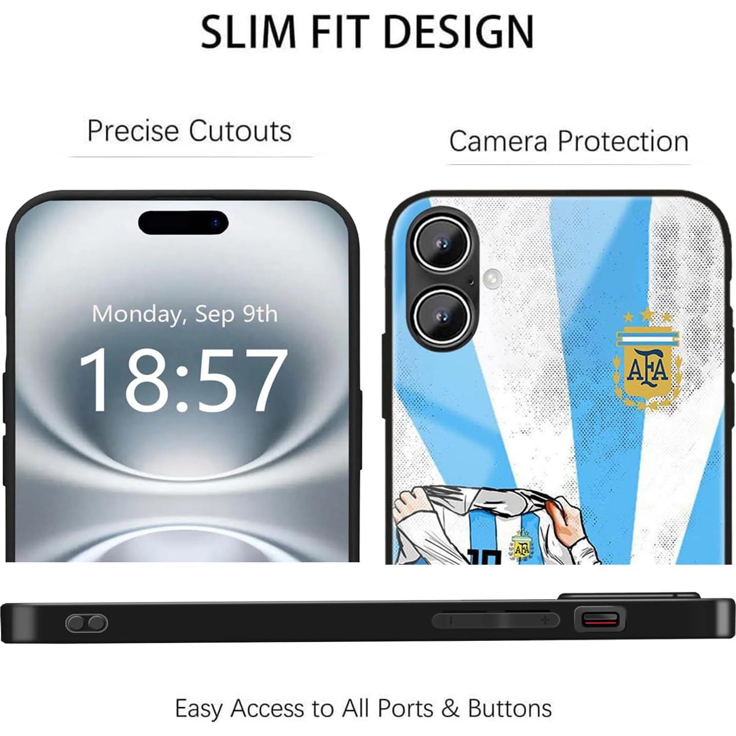 Funda Bumper ZERMU para iPhone 16 Plus 6.7" Protección Completa