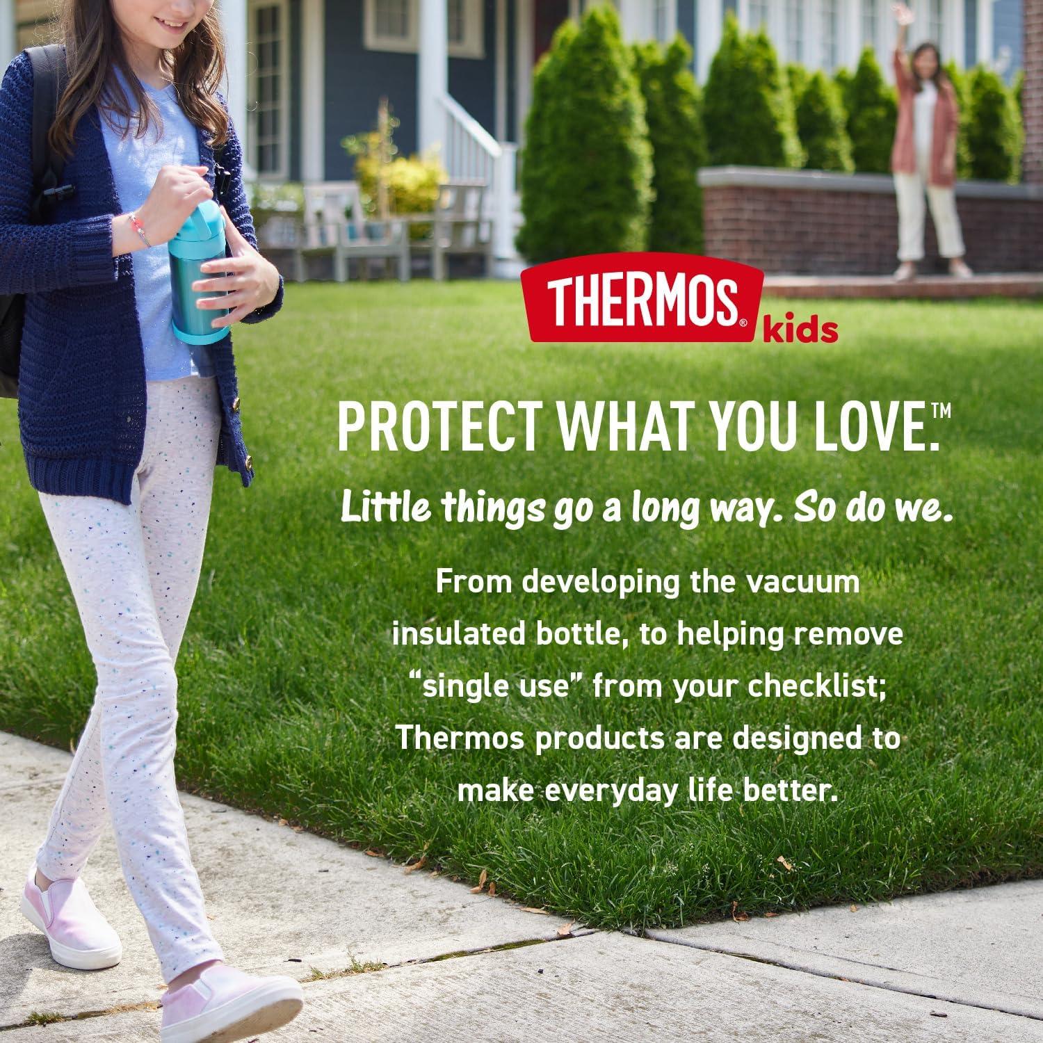 Botella de Agua THERMOS FUNTAINER 354 ml con Pajilla Patrulla Canina