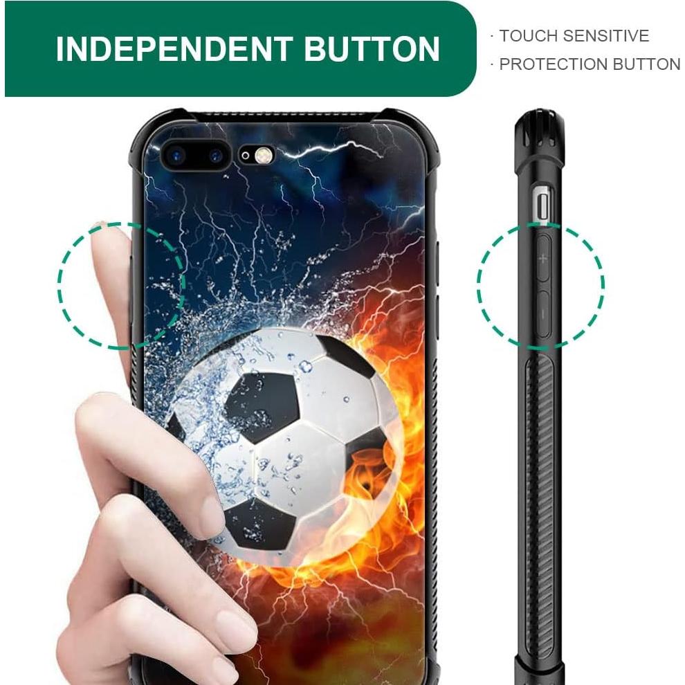 Funda DAIZAG iPhone 7/8/SE 2020 TPU Suave a Prueba de Golpes